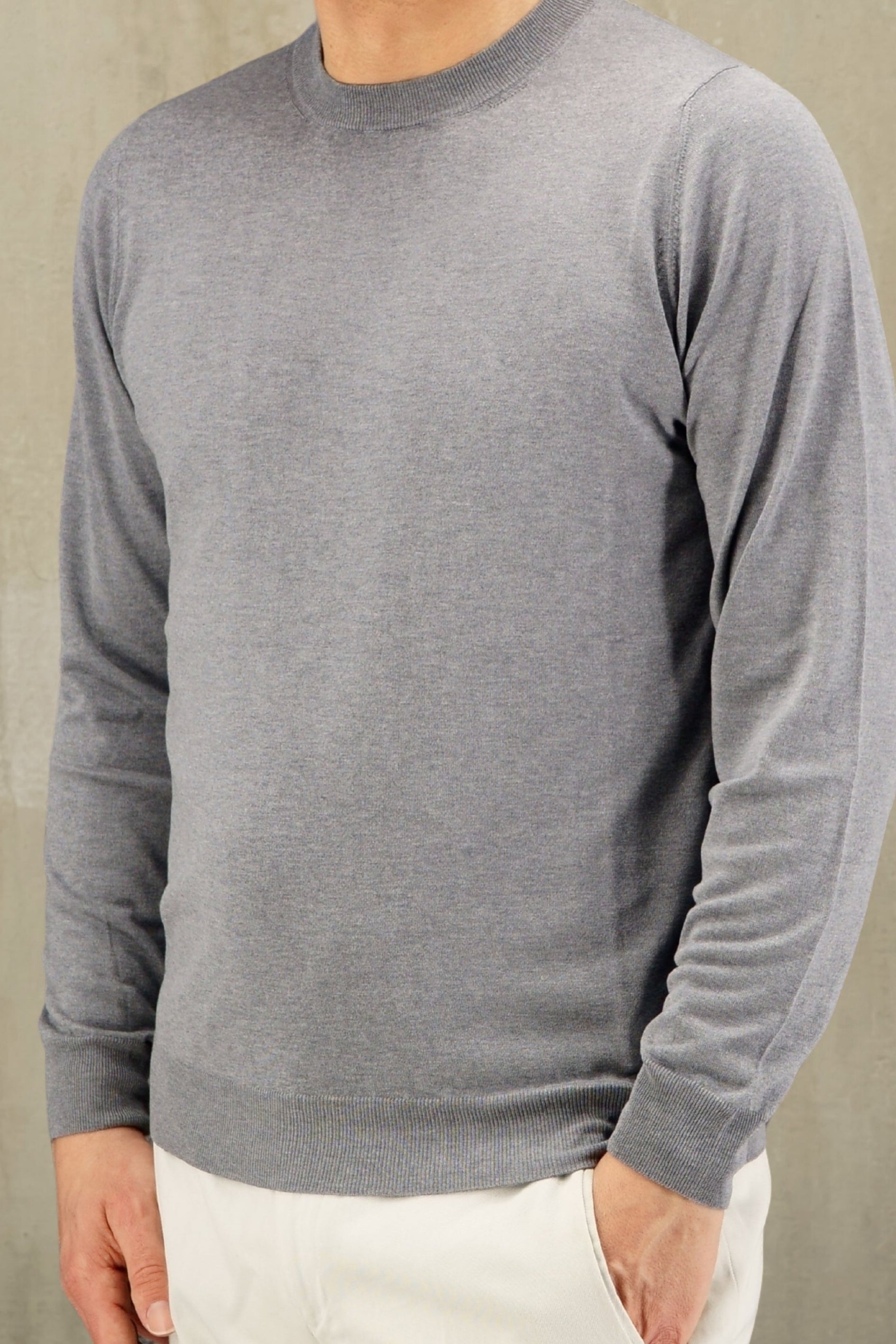 T-Shirt Maniche Lunghe Iron 100% Seta