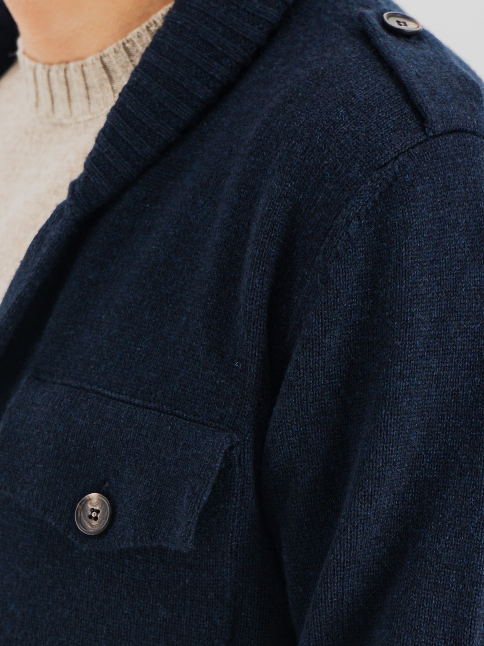 Giacca Brera Blu Navy 100% Cashmere