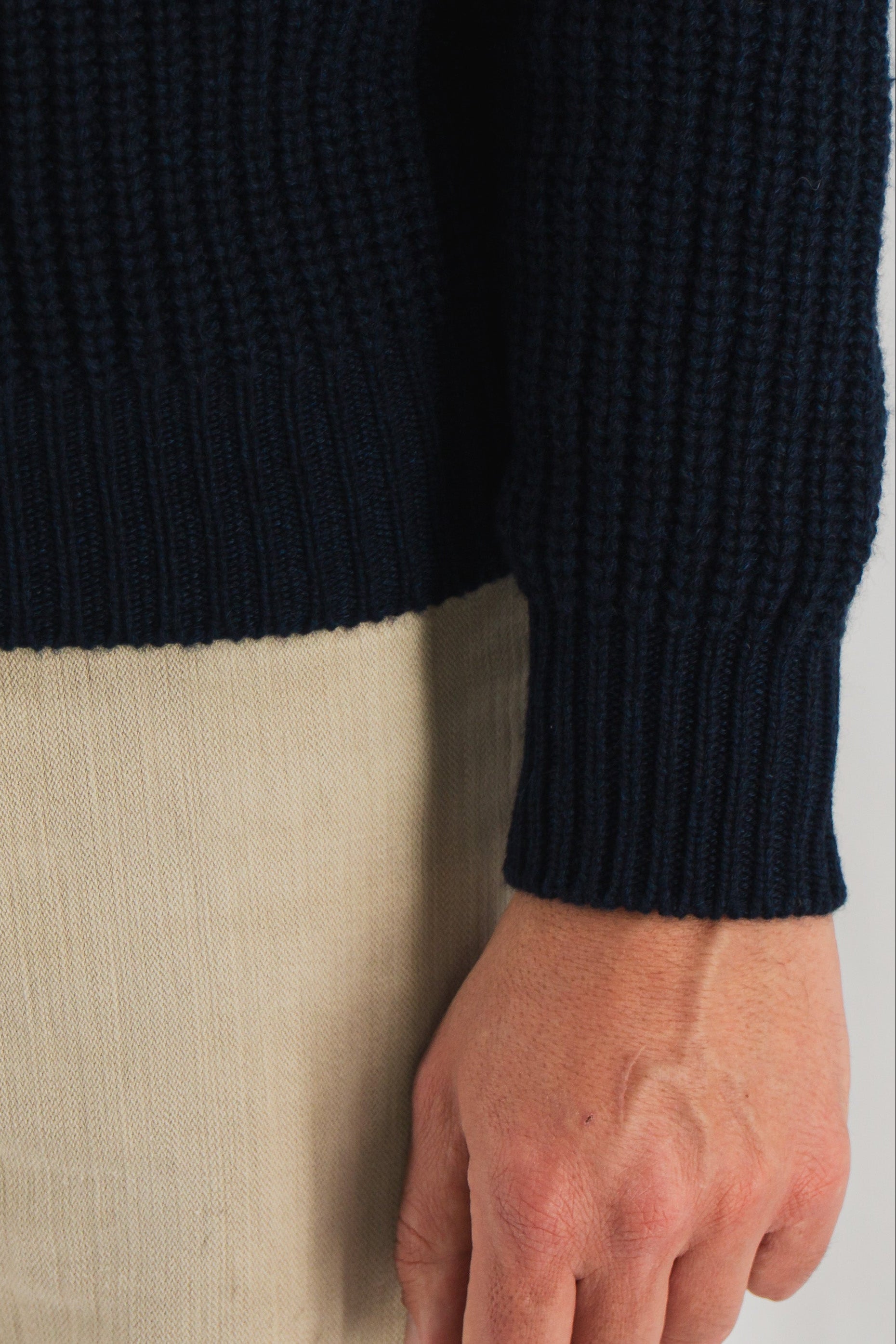 Dolcevita Pannocchia Blu Navy 100% Cashmere