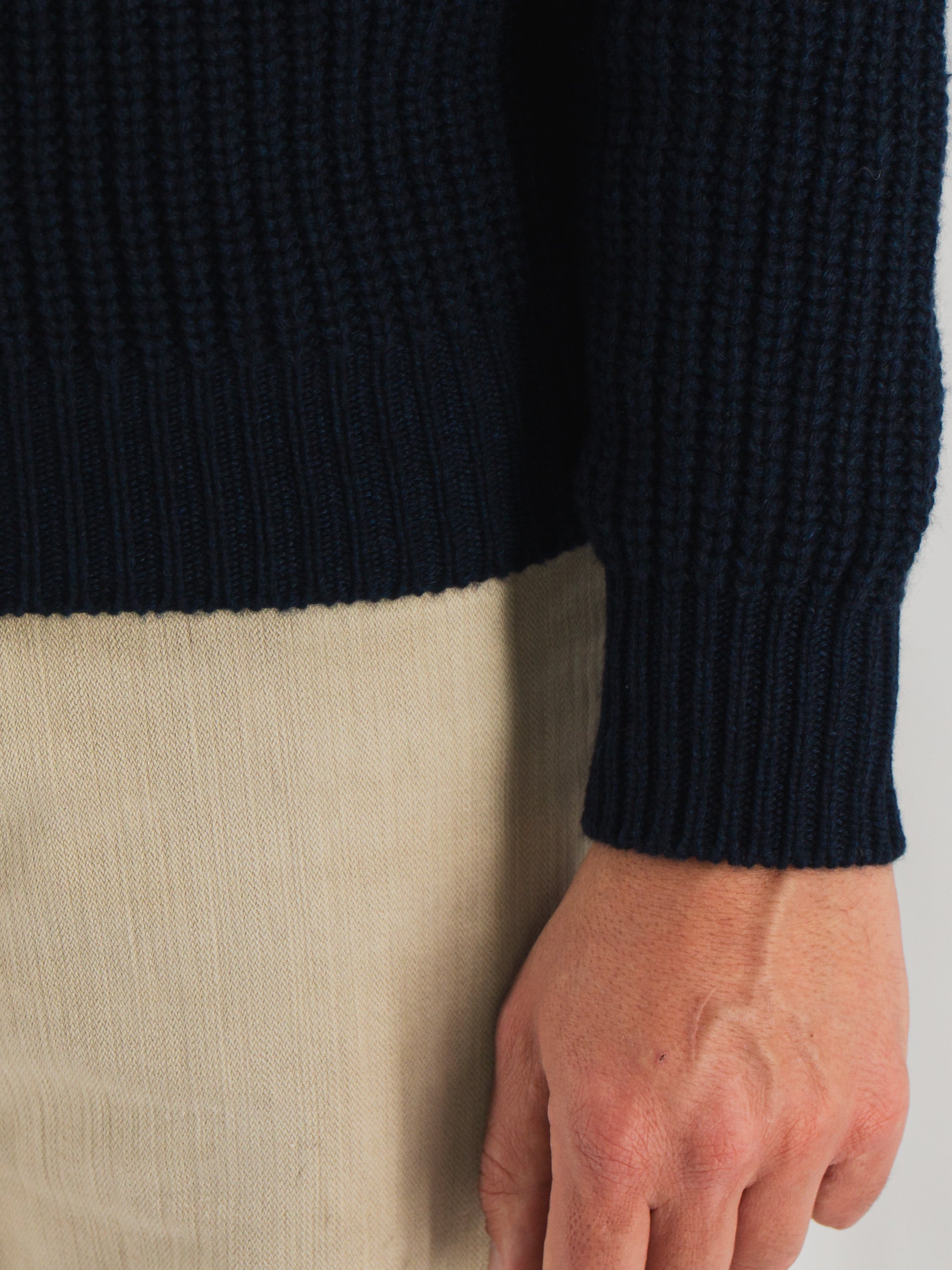 Dolcevita Pannocchia Blu Navy 100% Cashmere