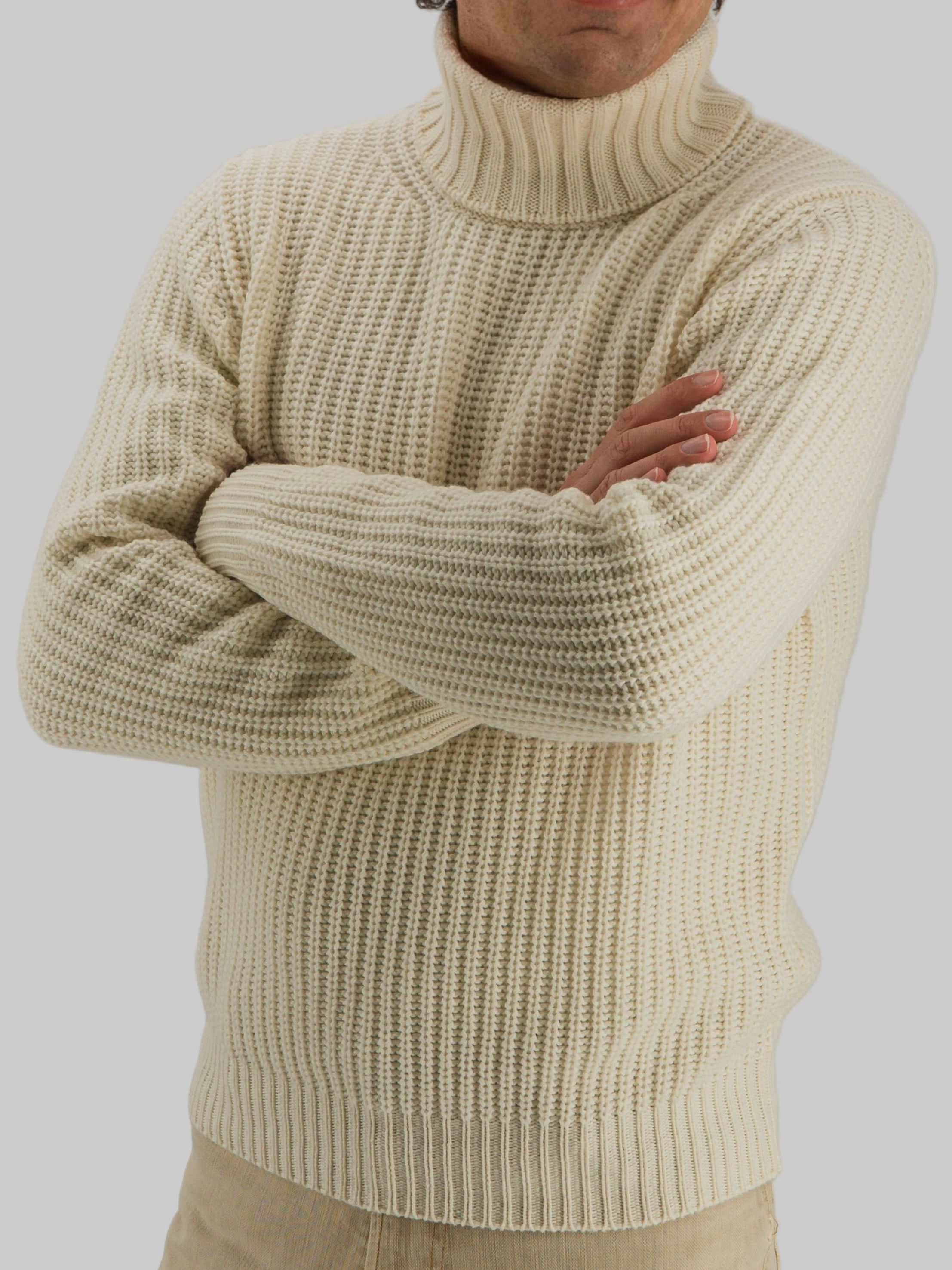 Dolcevita Pannocchia Panna 100% Cashmere