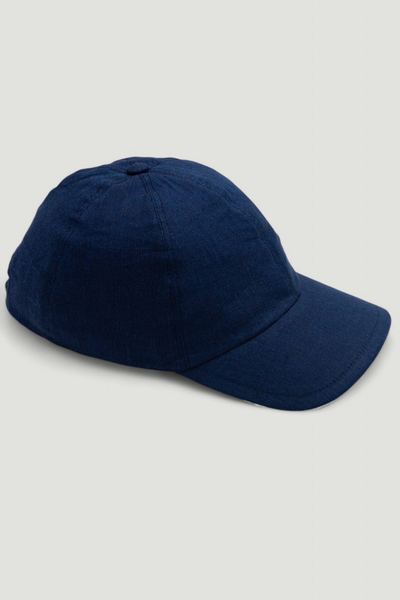 Cappello Baseball Blu 100% Lino