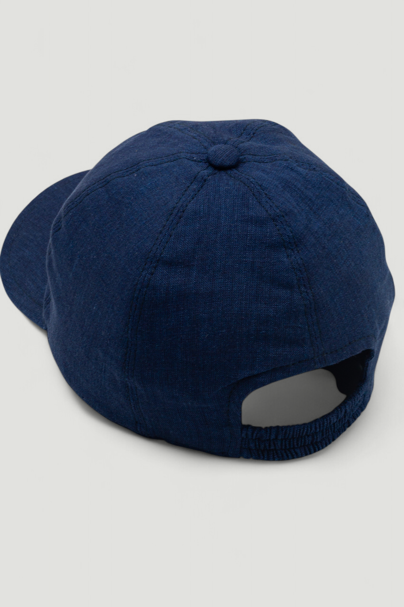 Cappello Baseball Blu 100% Lino