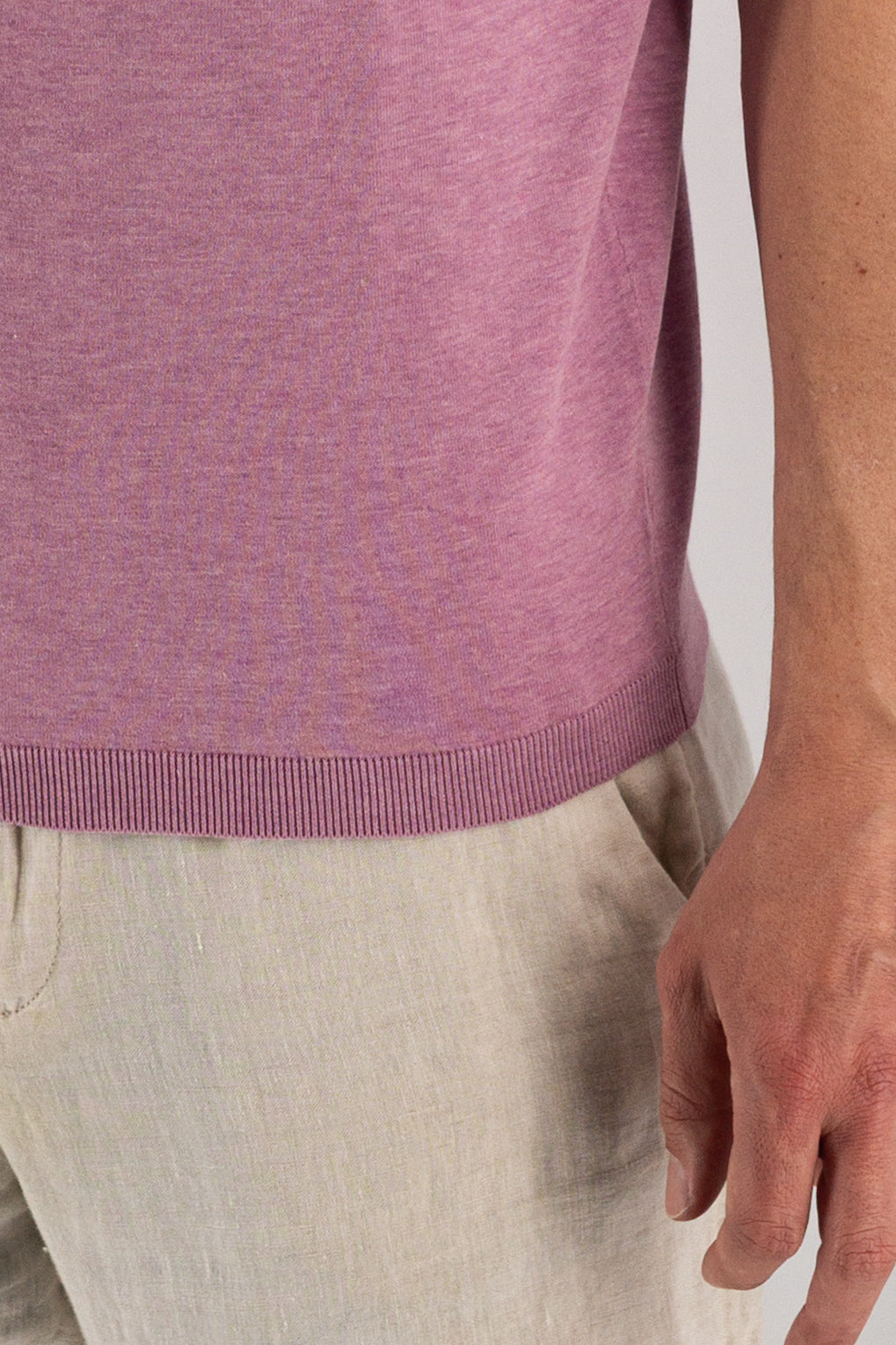 Polo Costiera Poignant Pink 100% Cotton