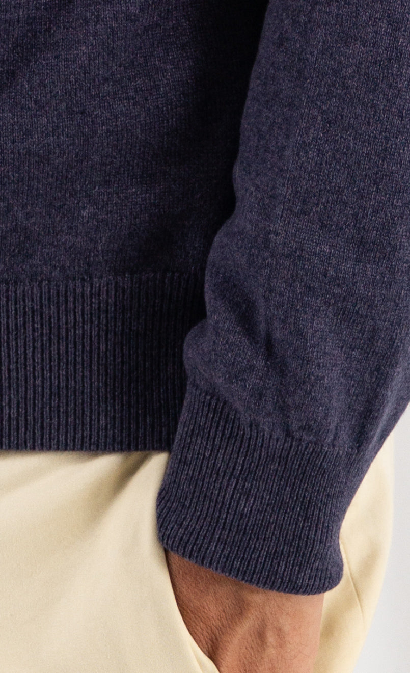 Dolcevita Classic Purple Grey 100% Cashmere
