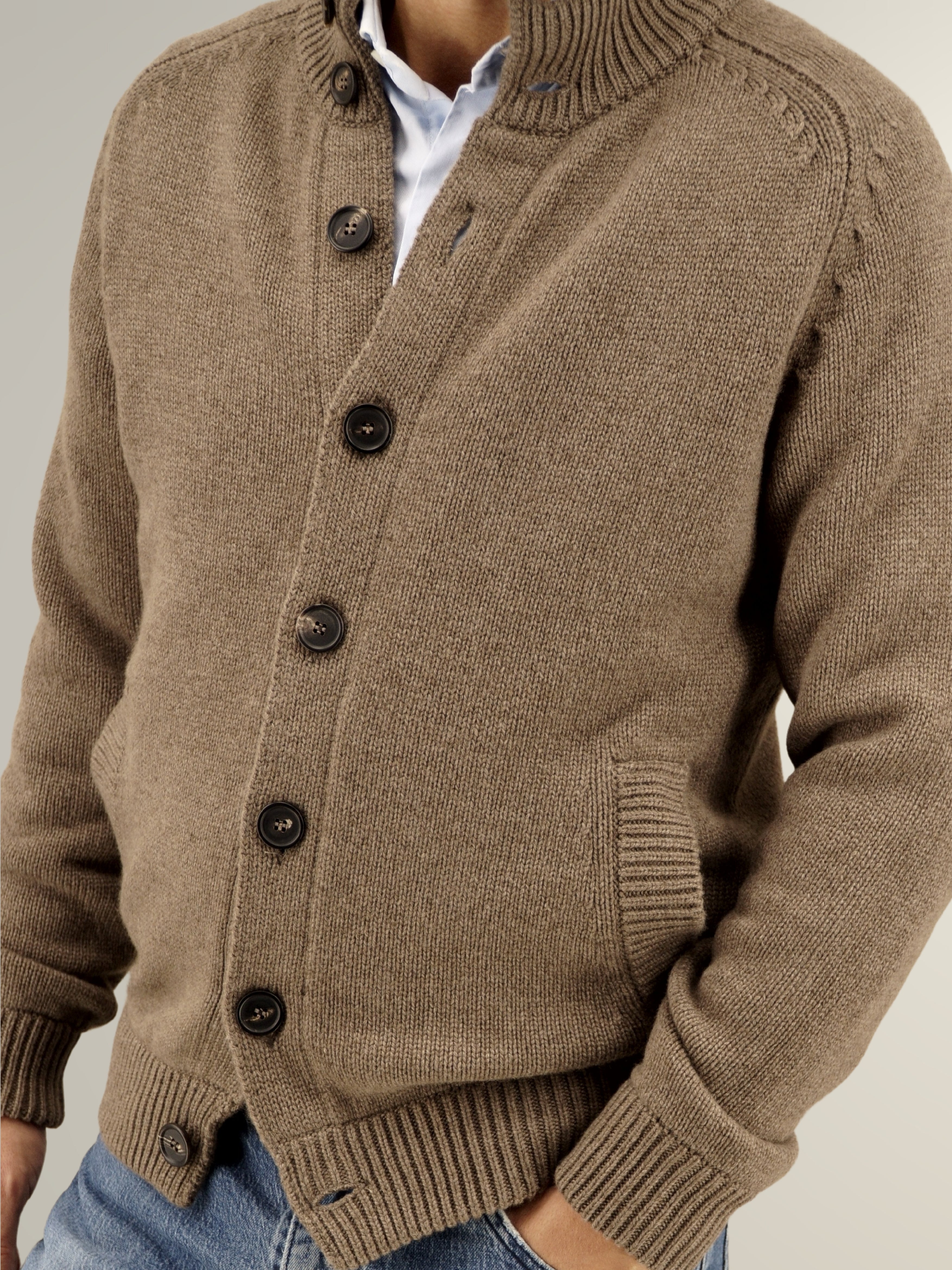 Langhe Jacket Prussian 100% Cashmere