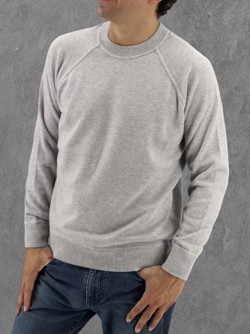 Sweater Crewneck Selenite 100% Cashmere