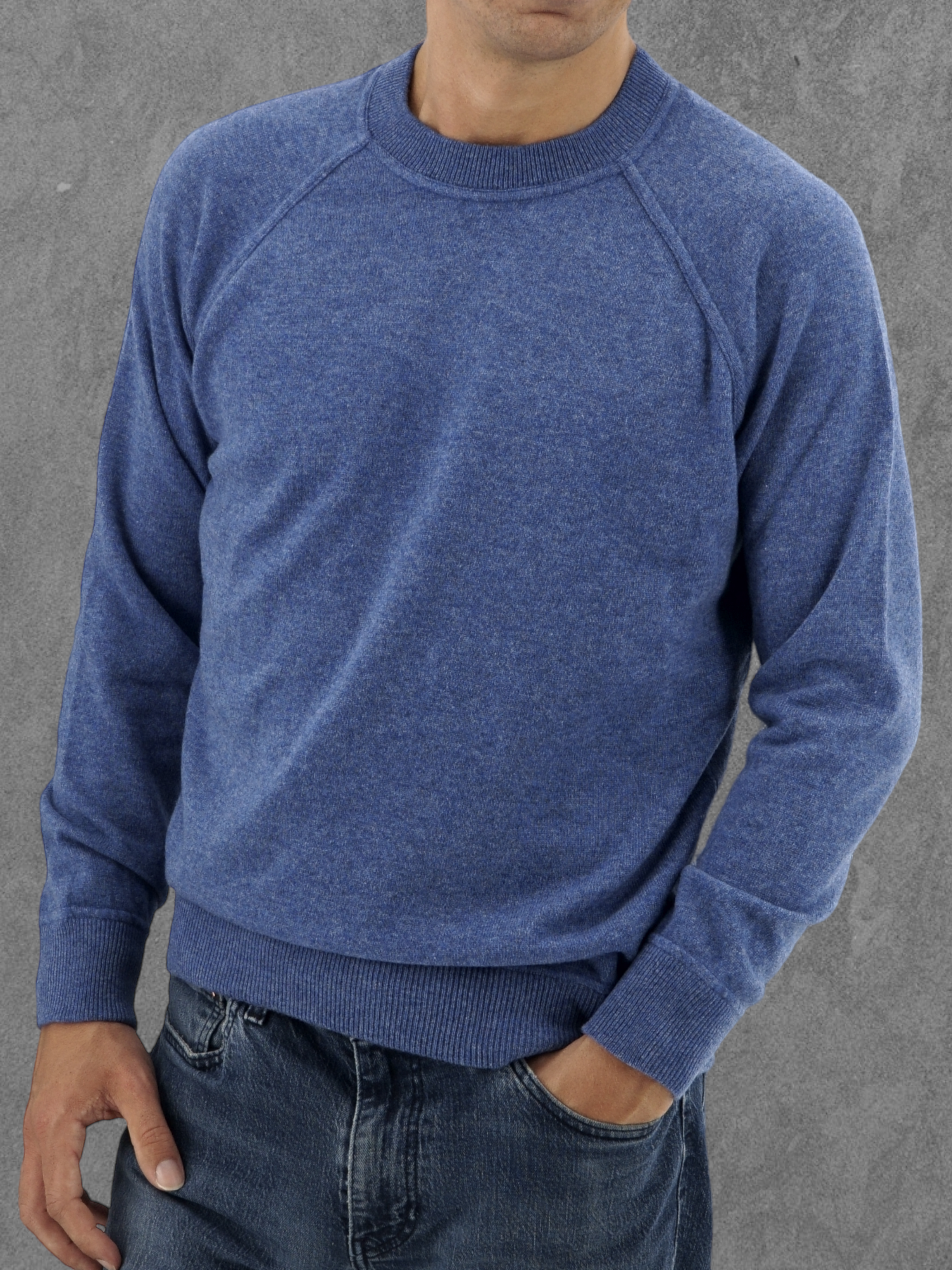 Felpa Girocollo Oxford 100% Cashmere