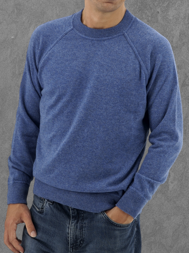 Sweater Crewneck Oxford 100% Cashmere