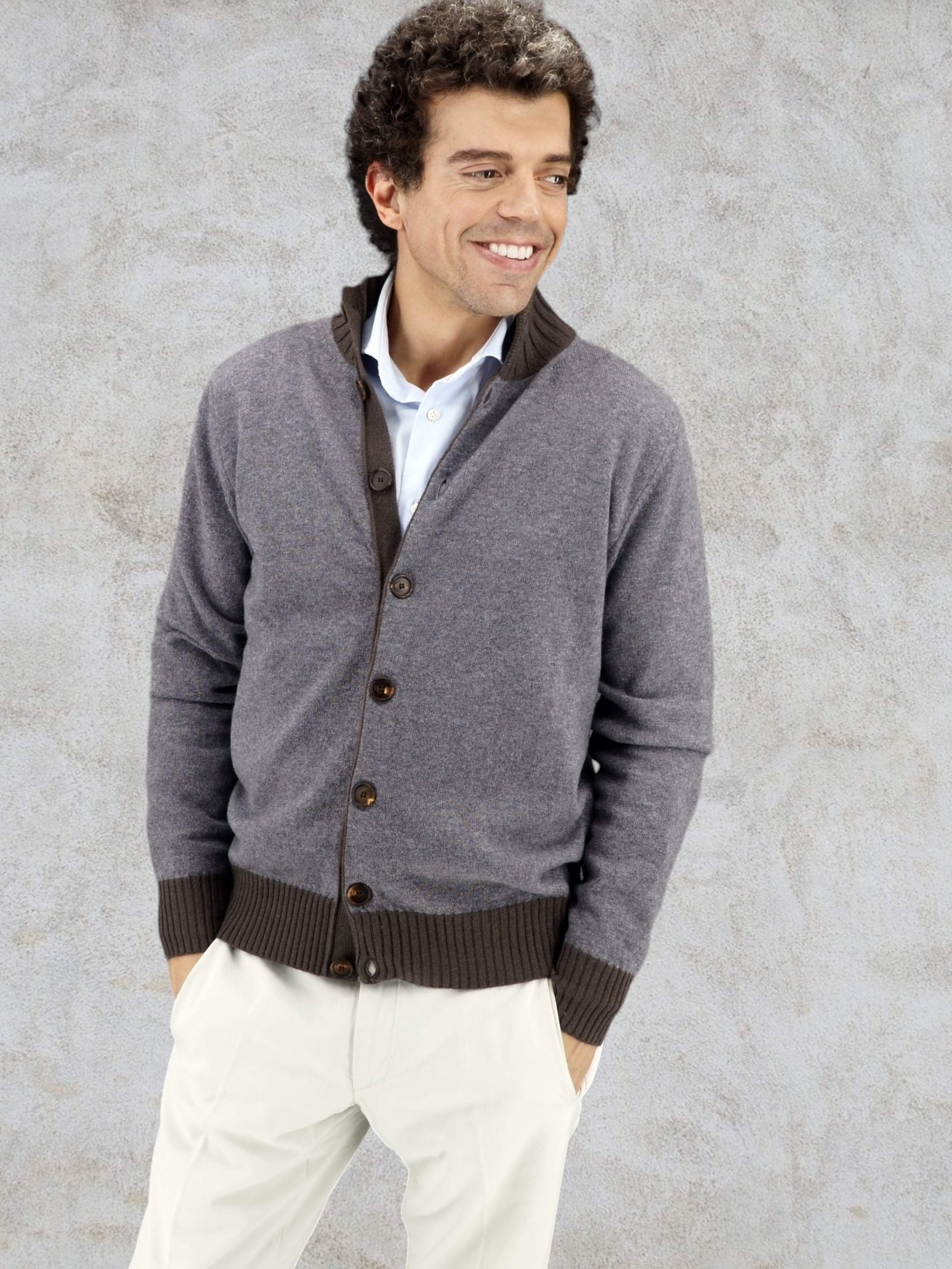 8 Bottoni Ironmood 100% Cashmere