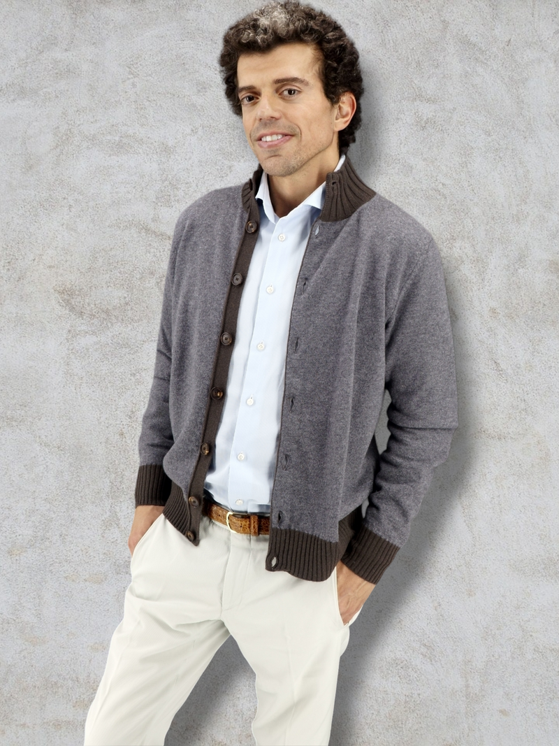 8 Buttons Ironmood 100% Cashmere