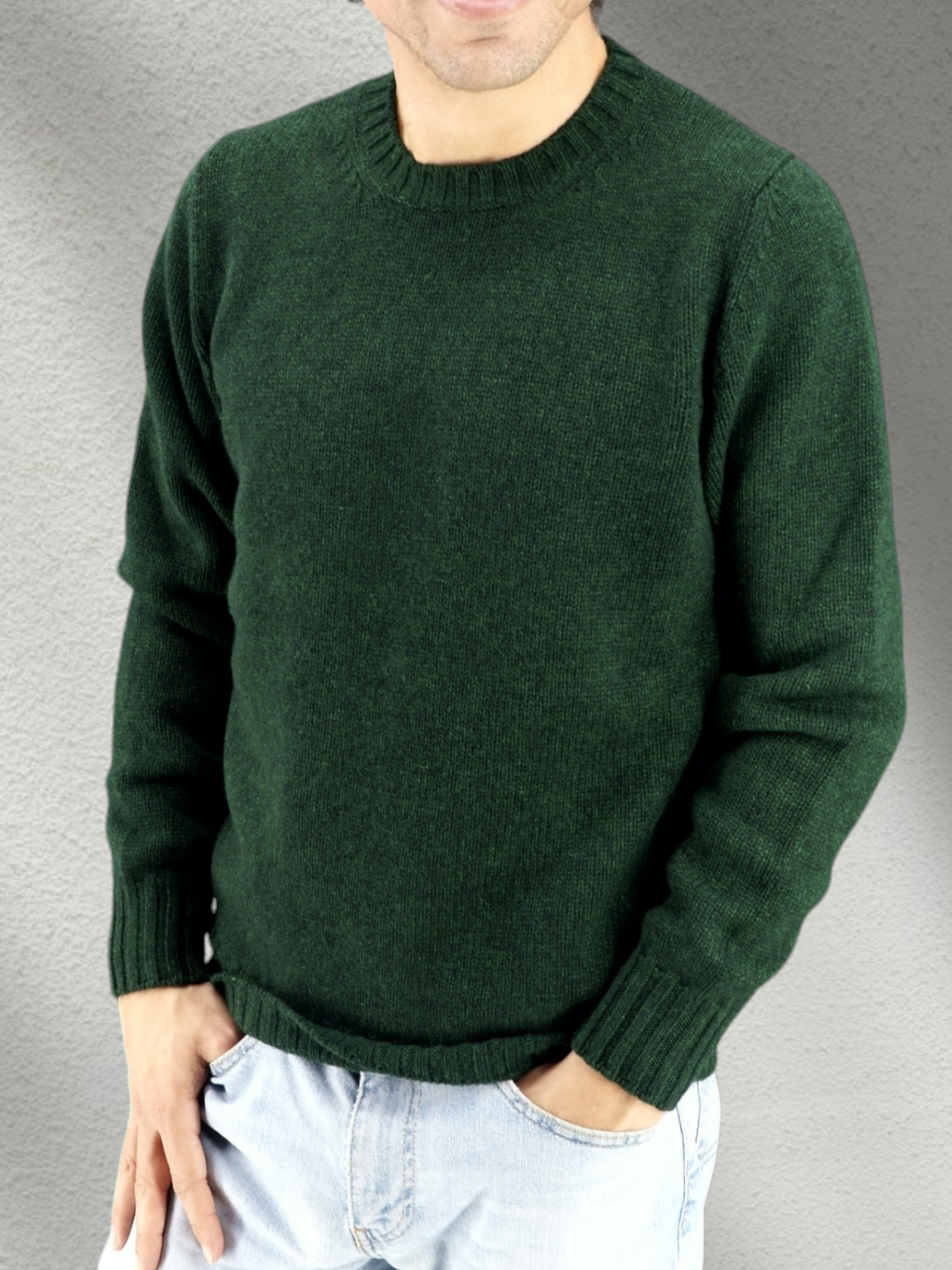 Girocollo Dolomiti Verdone 100% Cashmere