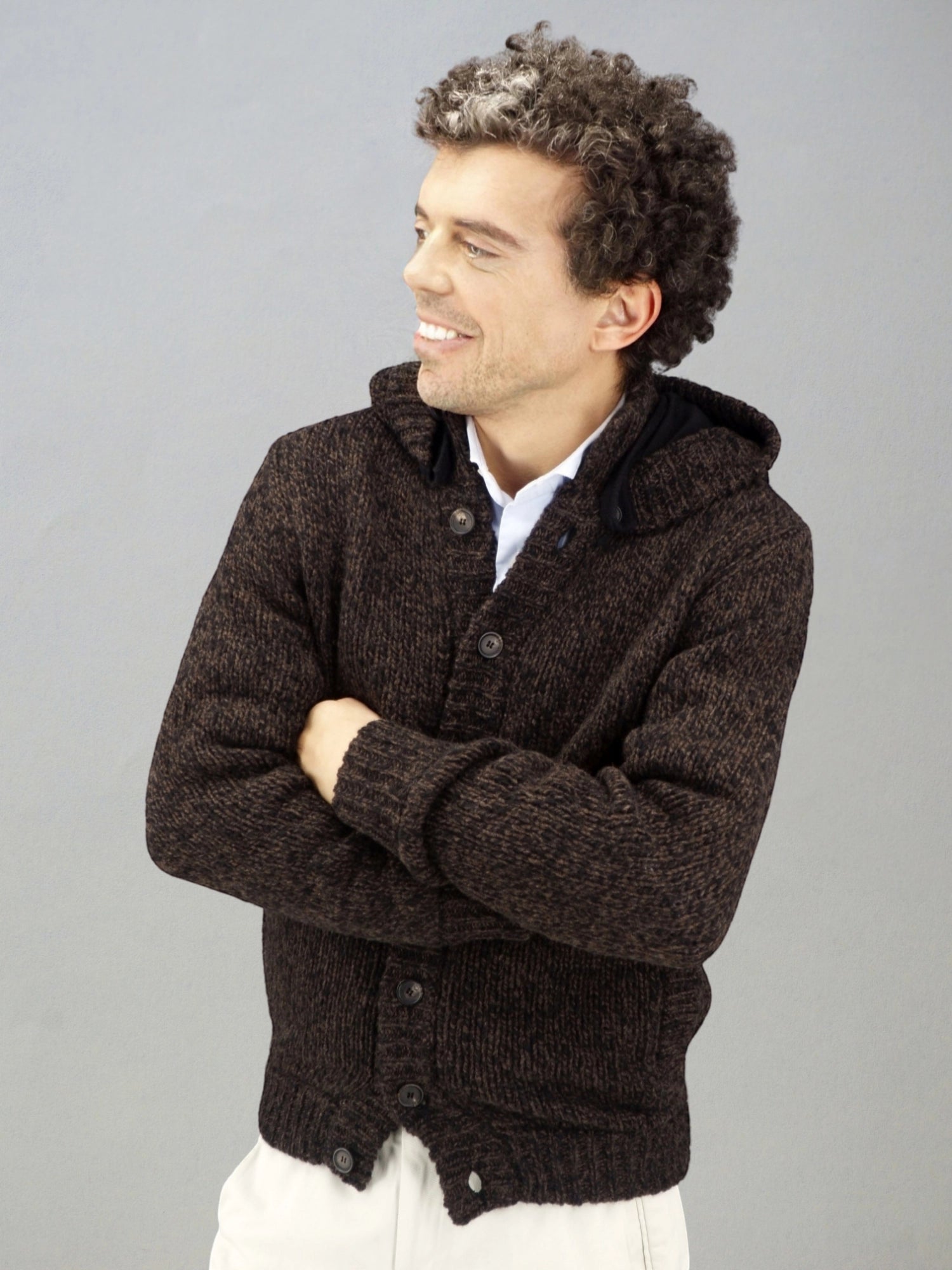 BOMBER GLEN MORO WOOL AND CASHMERE 