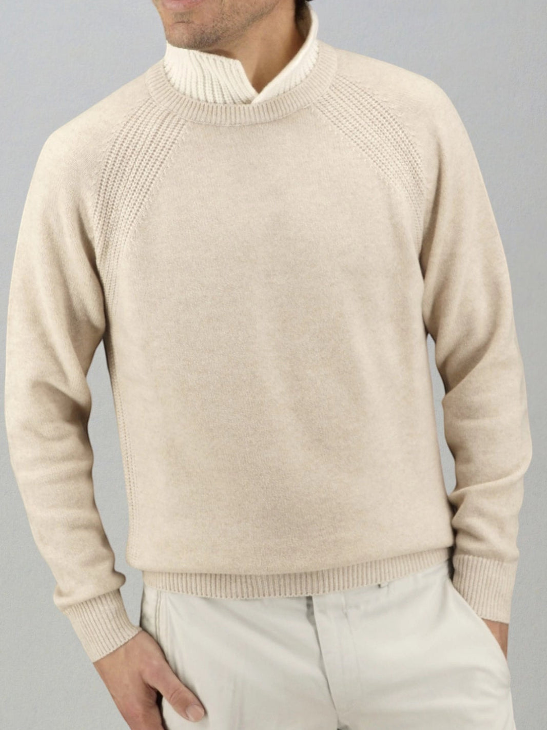 Girocollo Pordoi Pebble 100% Cashmere