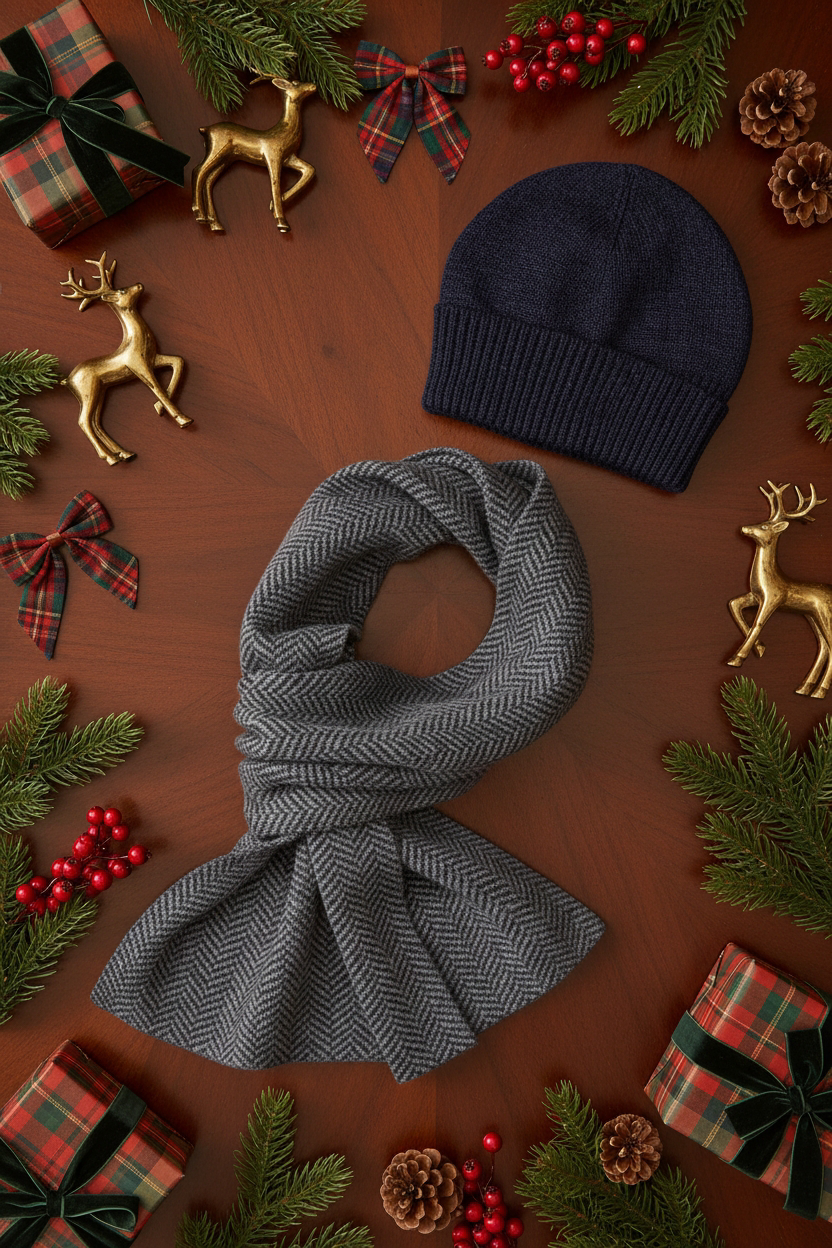 Sciarpa + Cappello Casual Elegance