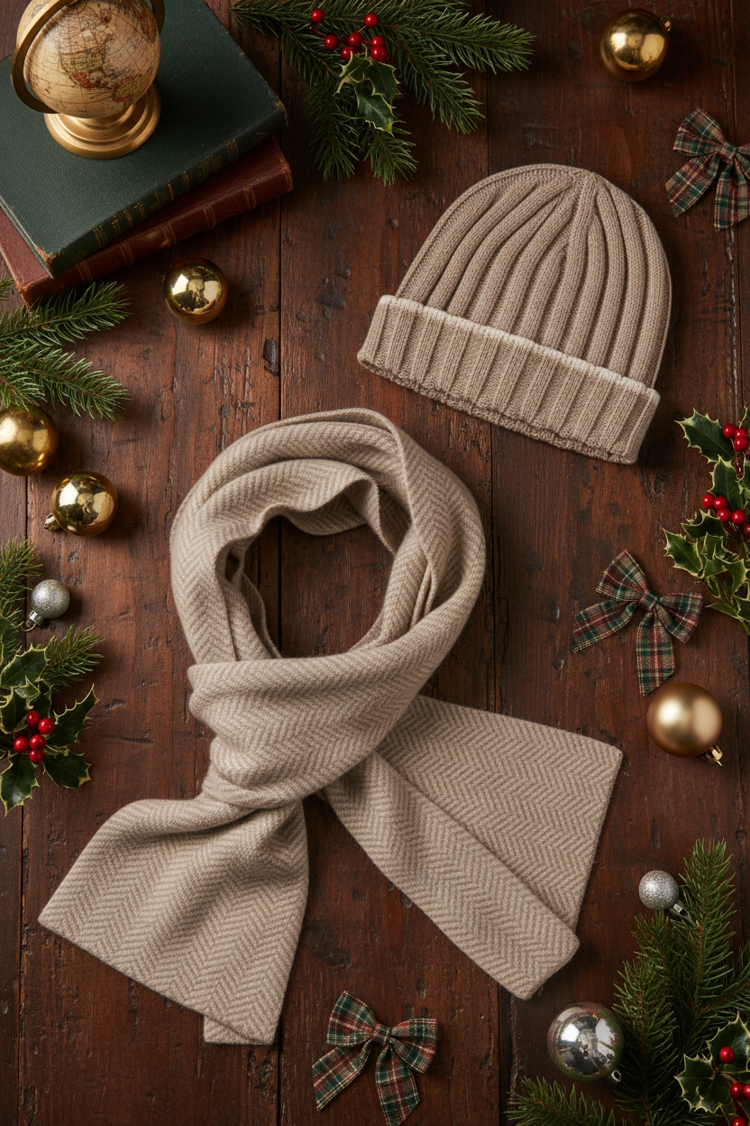 Sciarpa + Cappello Natural Winter