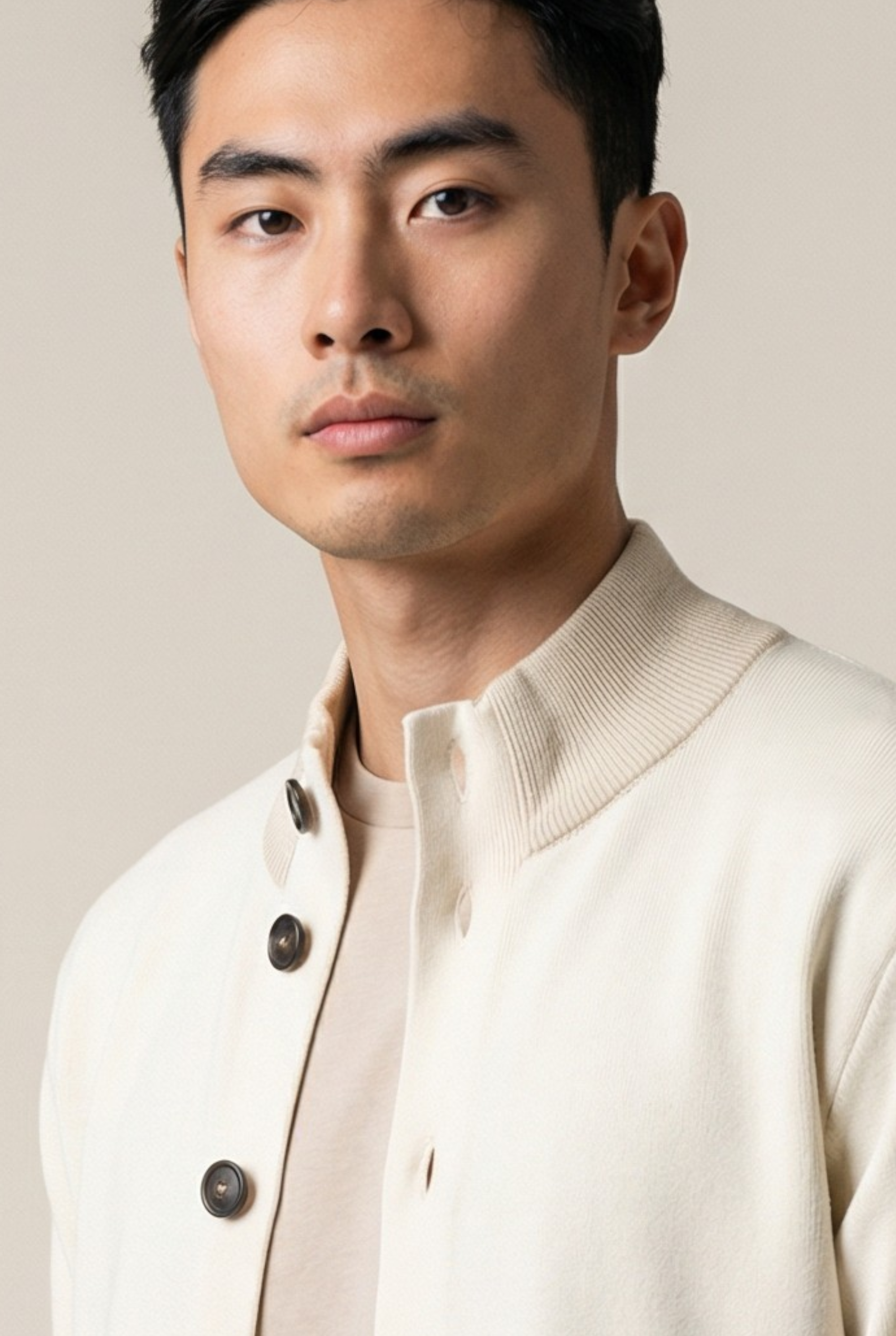 Portofino Bomber Latte 100% Cotton