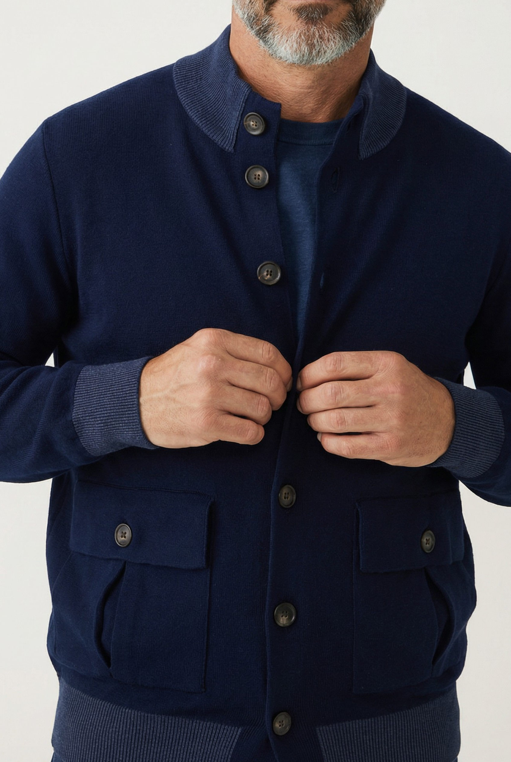 Portofino Bomber Navy 100% Cotton