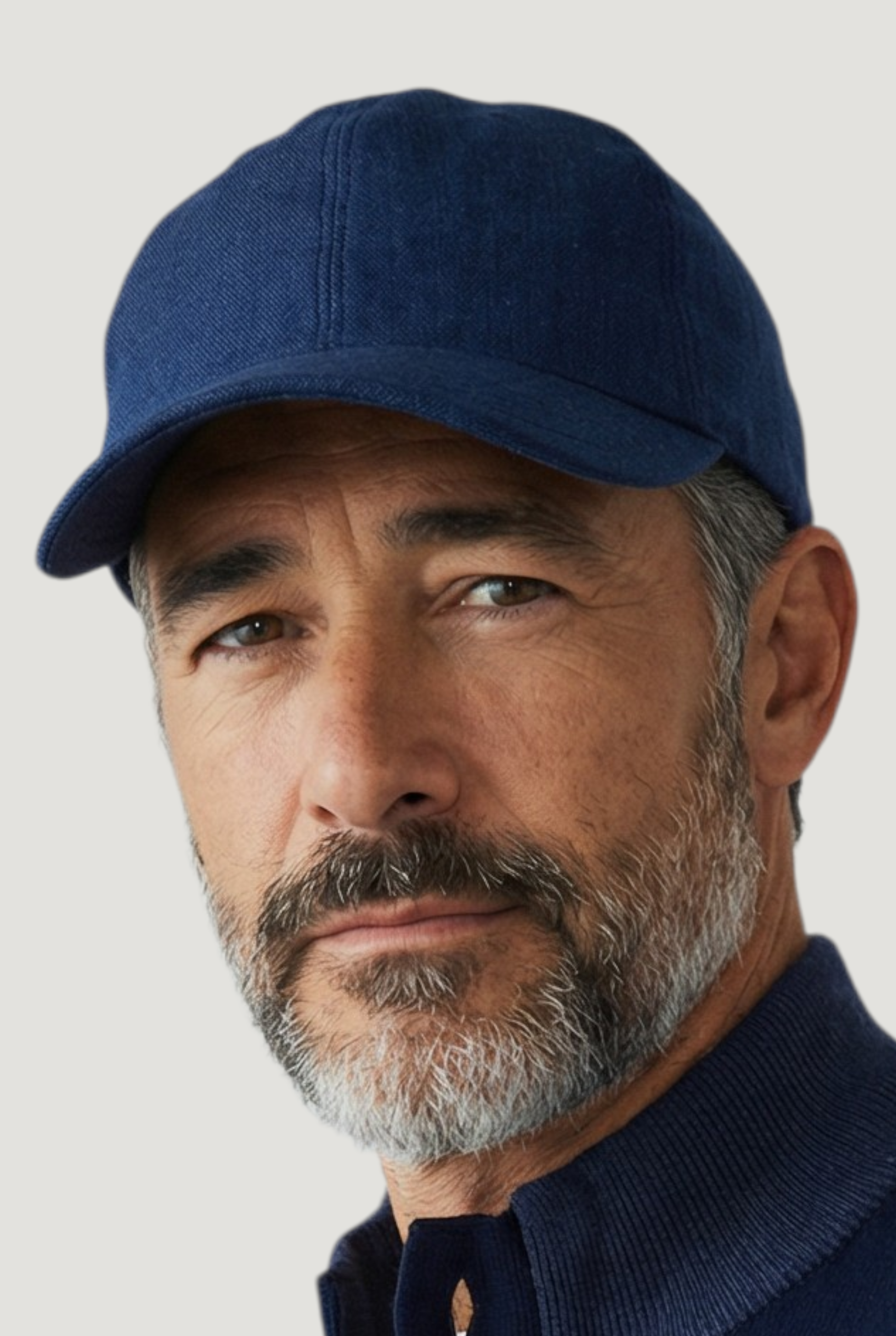 Cappello Baseball Blu 100% Lino