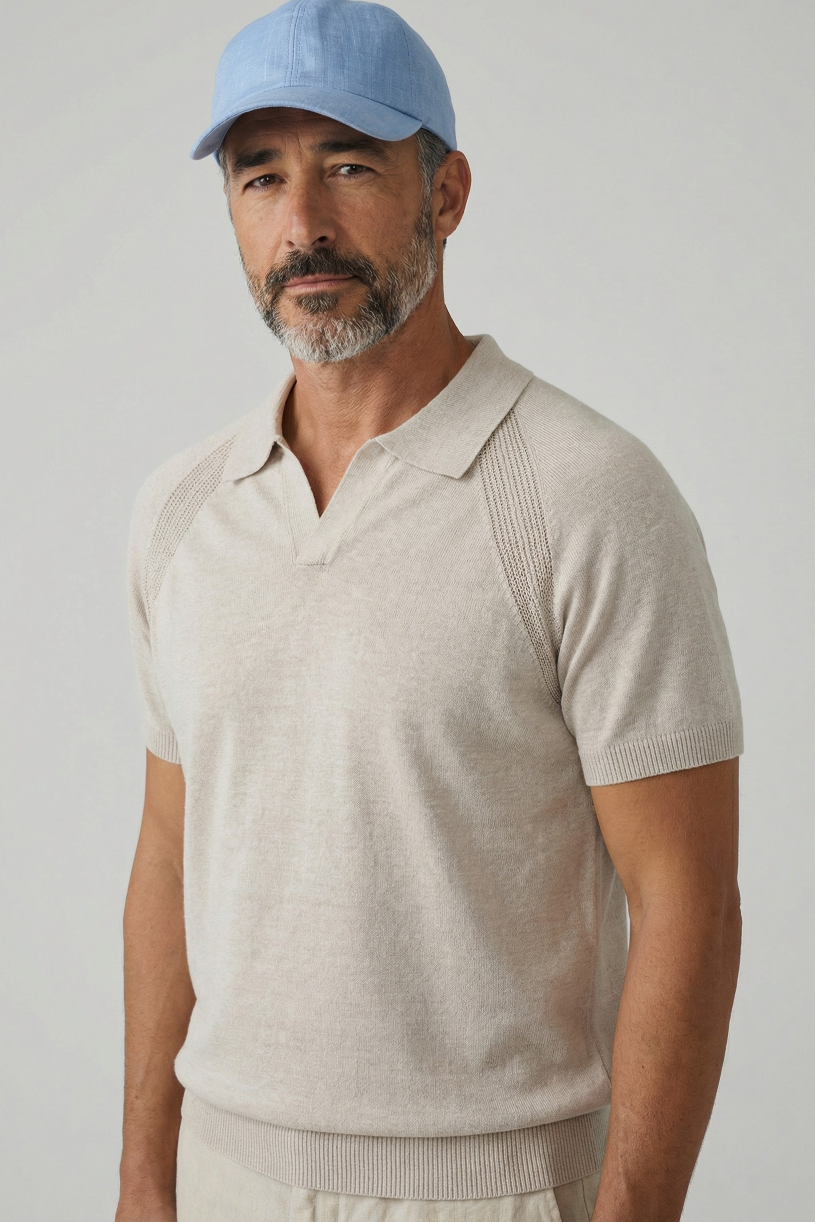 Polo Malibu Cloud 68% Lino 32% Cotone