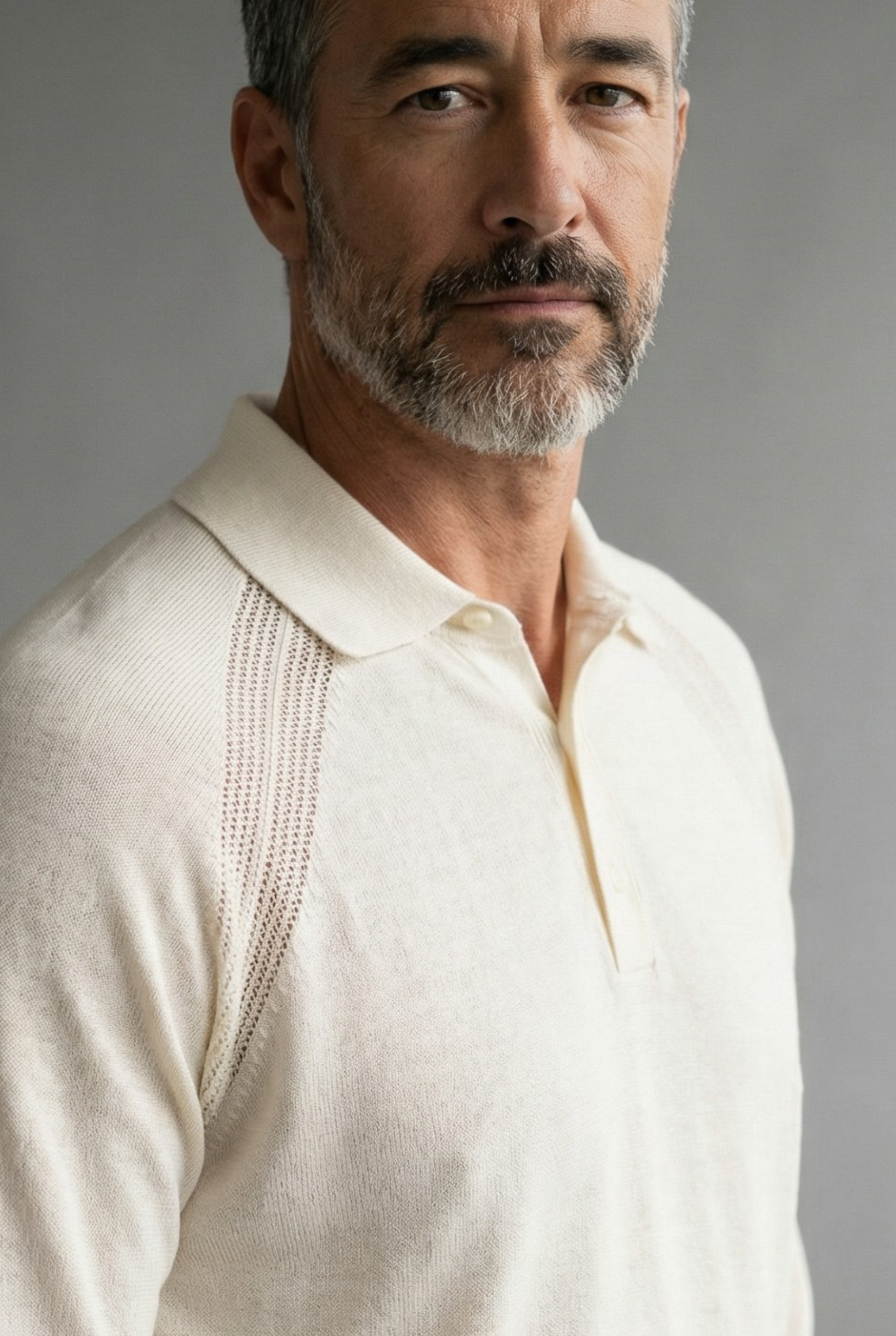 Polo Malibu ML Latte 68% Lino 32% Cotone