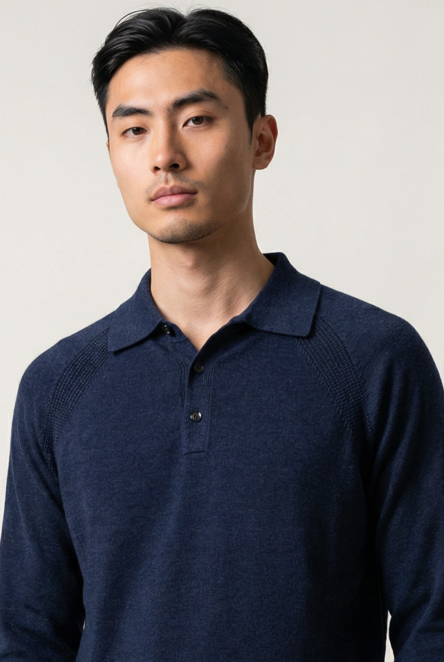 Polo Malibu ML Blu 68% Lino 32% Cotone