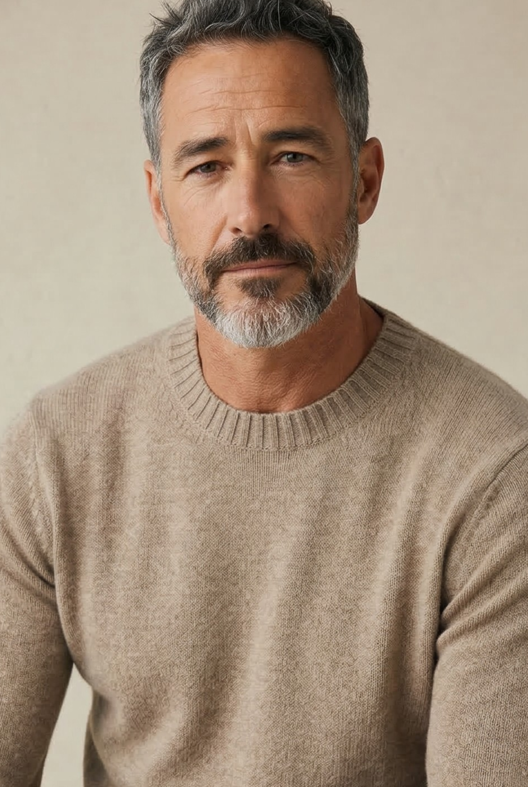 Girocollo Nuvola Arachide 100% Cashmere