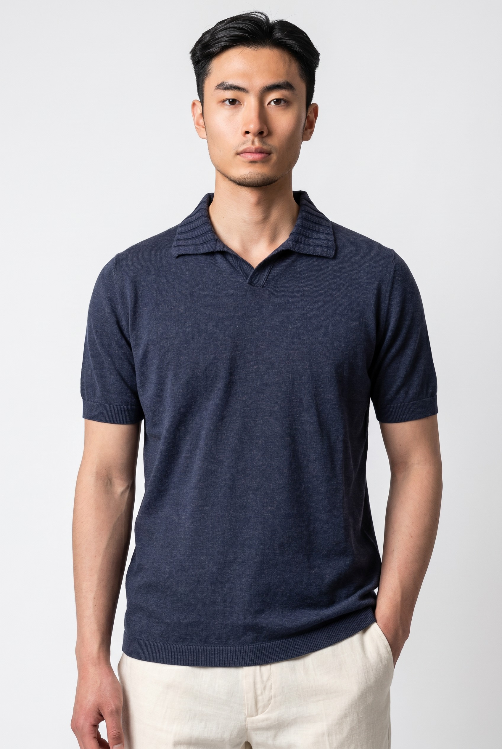 Polo Costiera Denim 100% Cotton