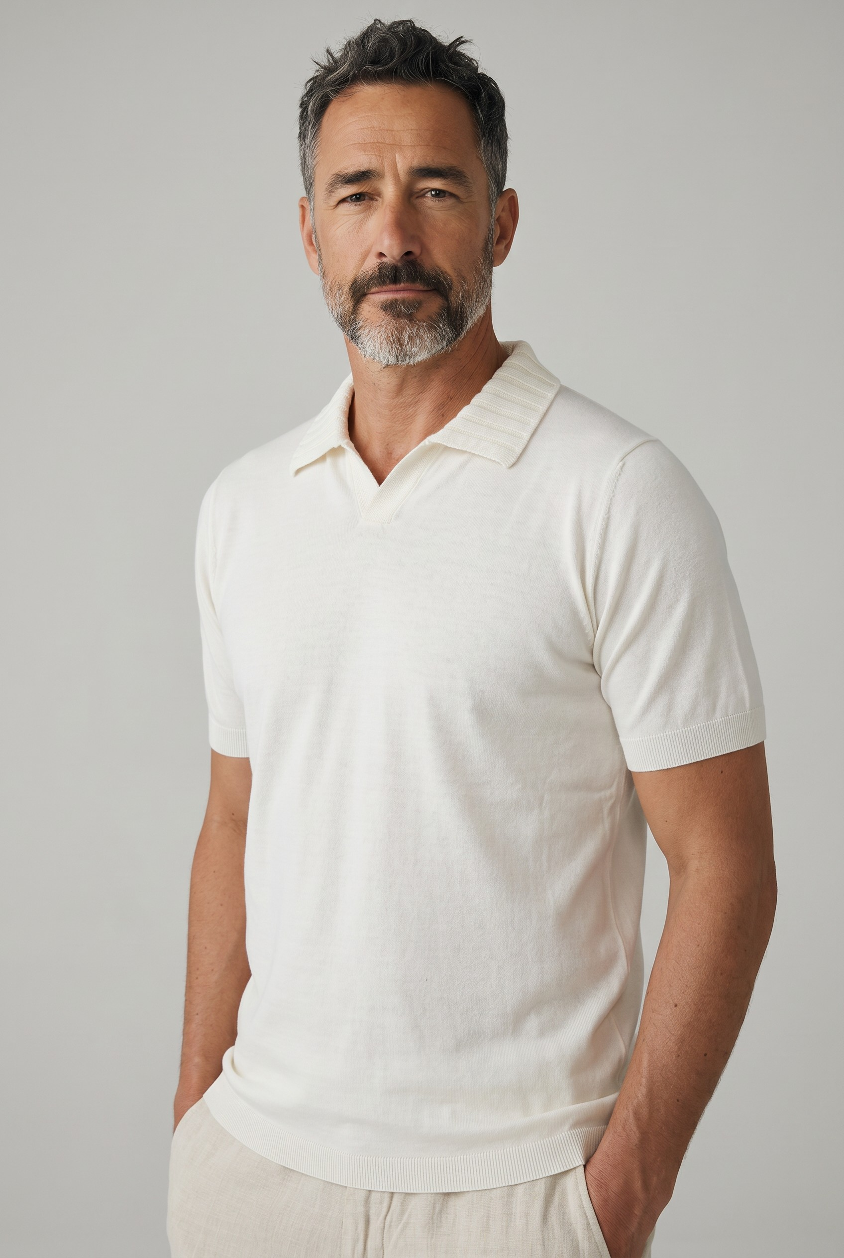 Polo Costiera Latte 100% Cotone