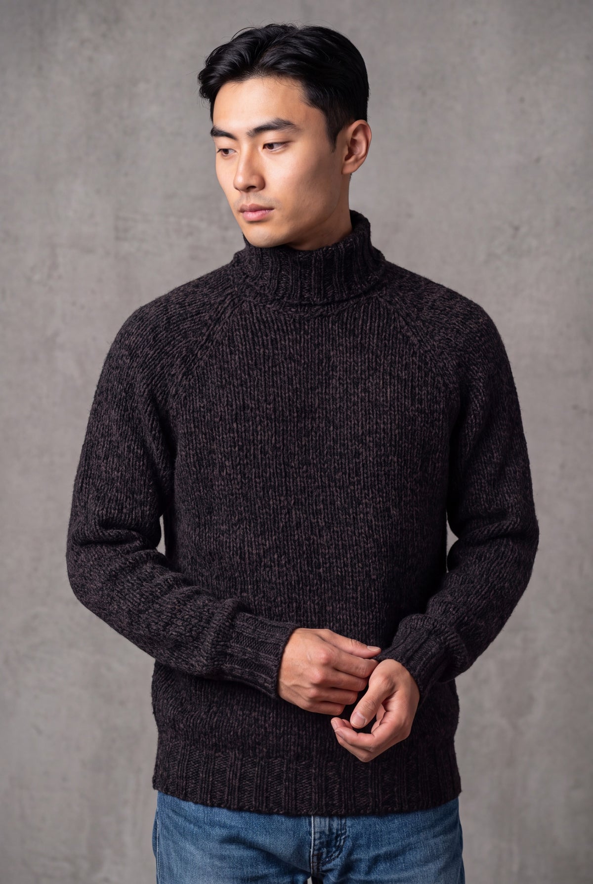 TURTLENECK GLEN MORO WOOL AND CASHMERE 