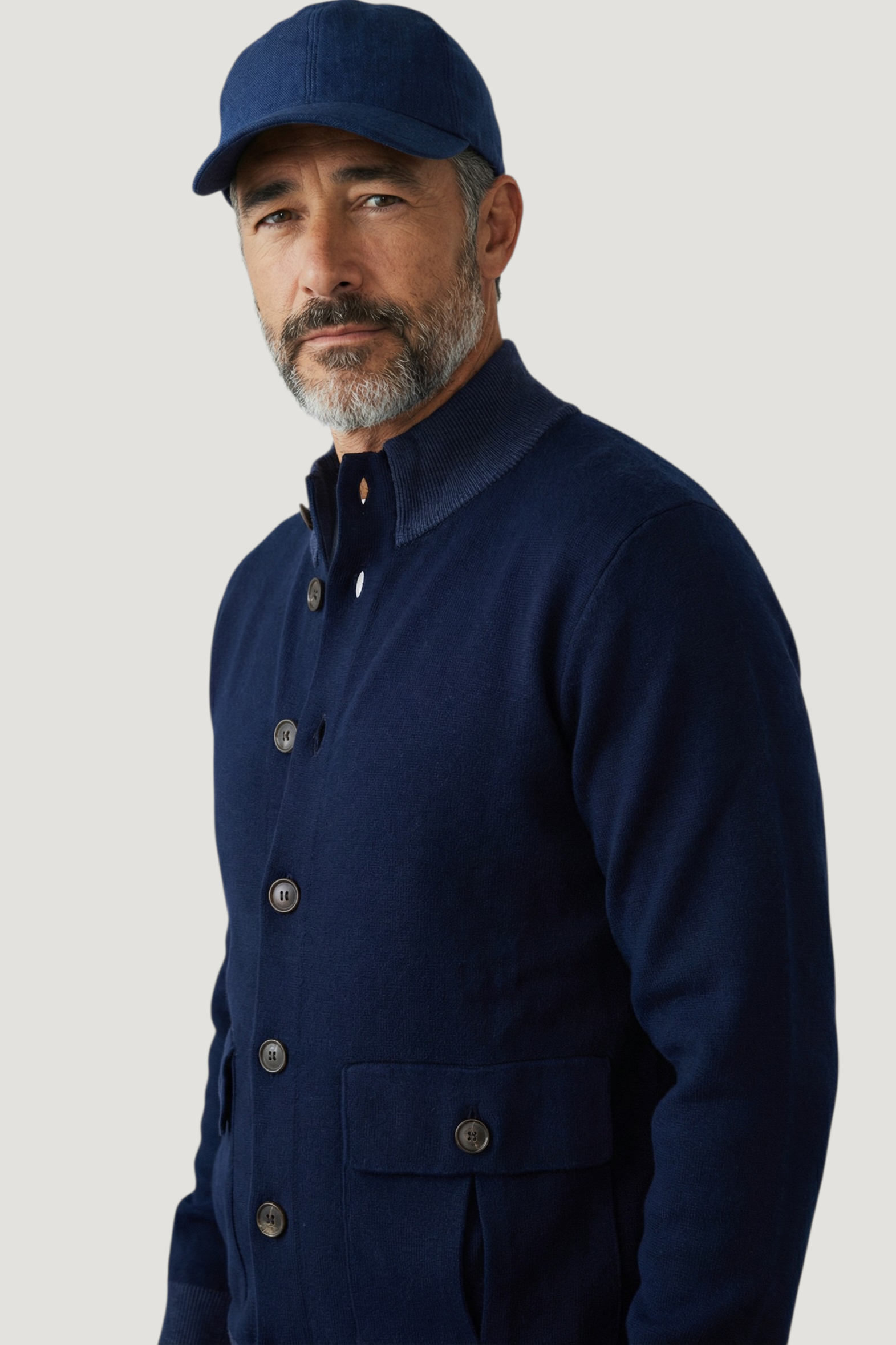 Portofino Bomber Navy 100% Cotton