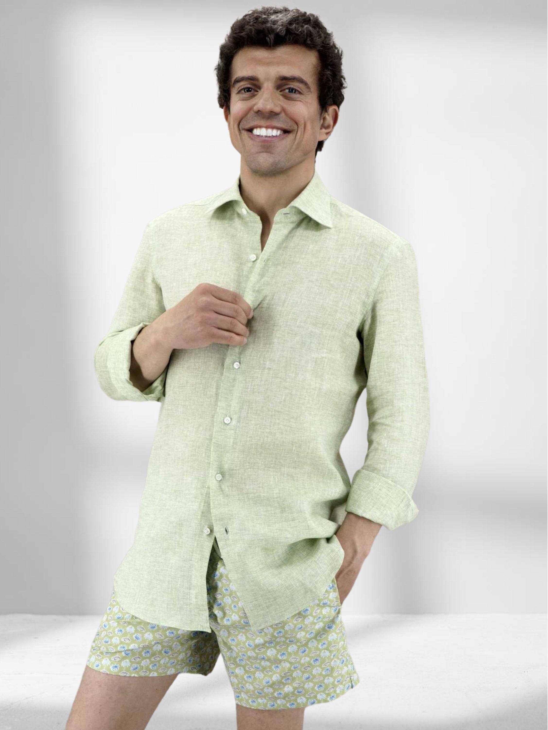 Grecale Shirt 100% Linen
