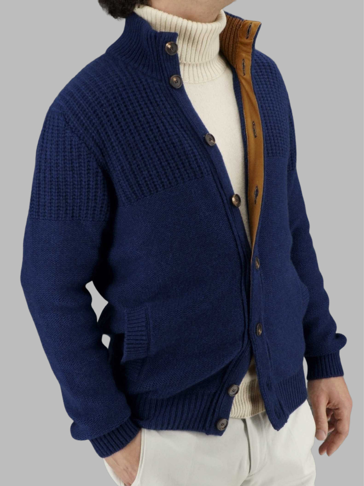 Cob Blue Jacket 100% Cashmere