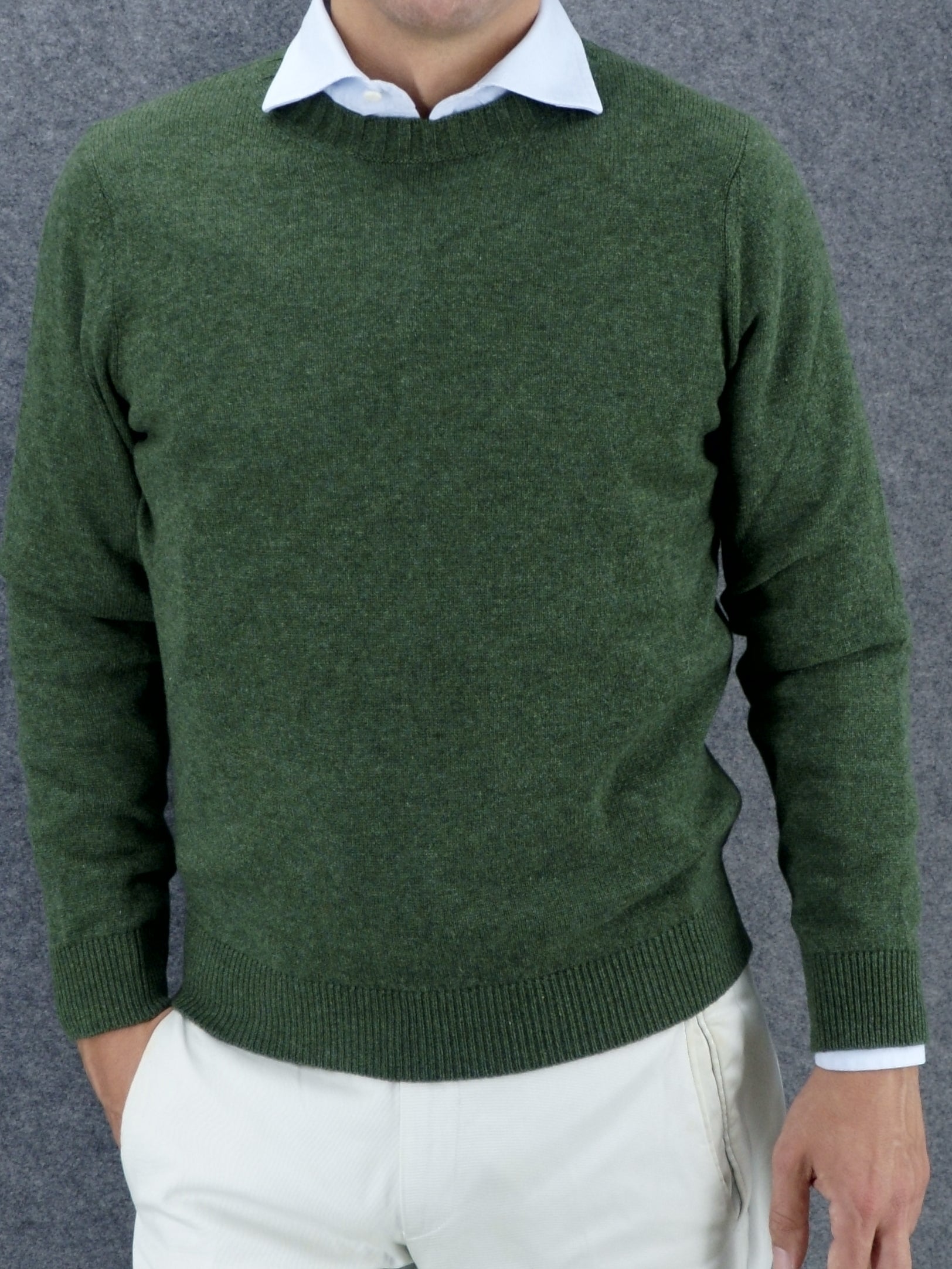 Crew Neck Nuvola Serpentine 100% Cashmere