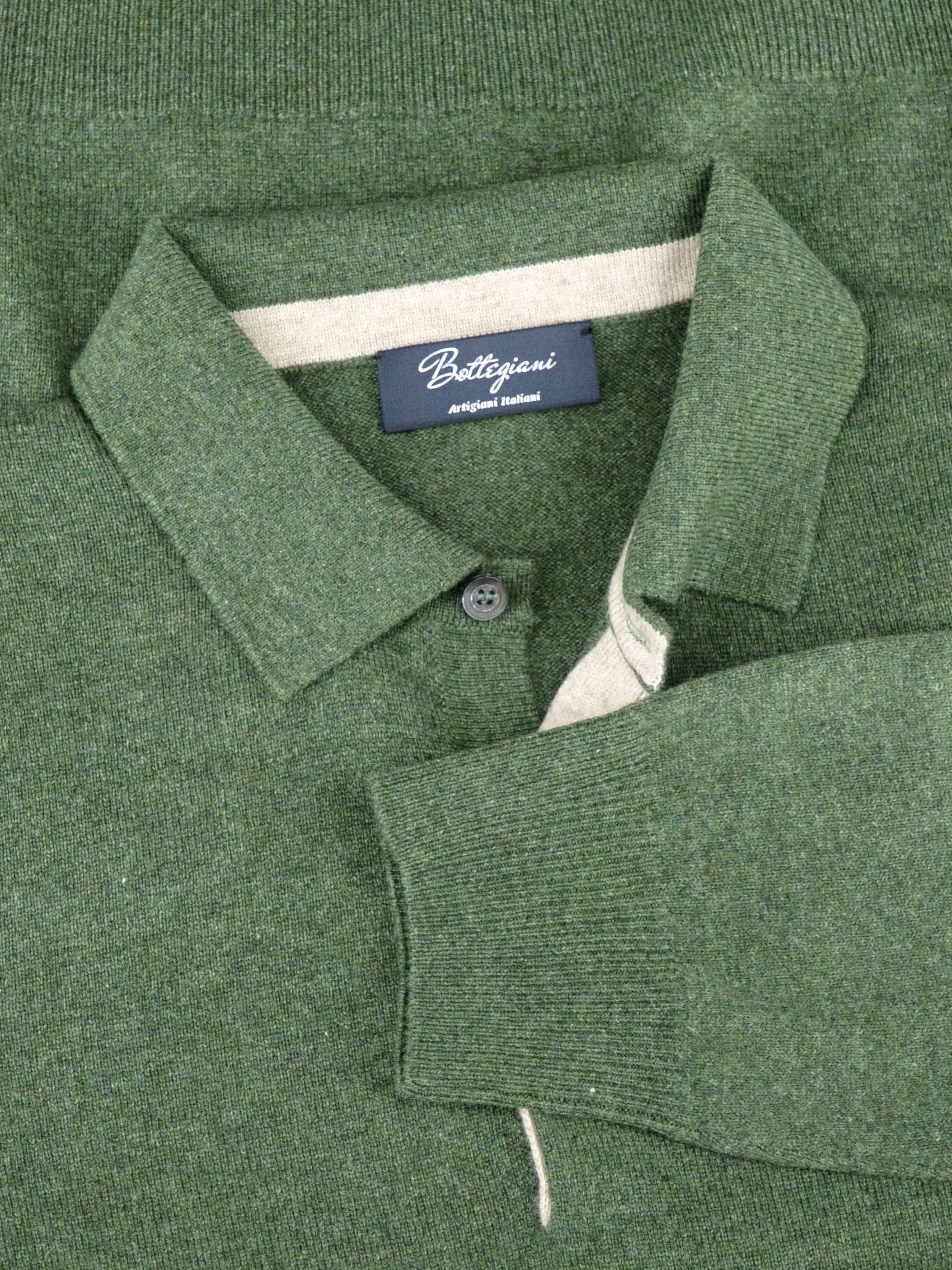 Knitted Polo 100% Cashmere Serpentine