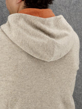 Hoodie Grapeseed 100% Cashmere