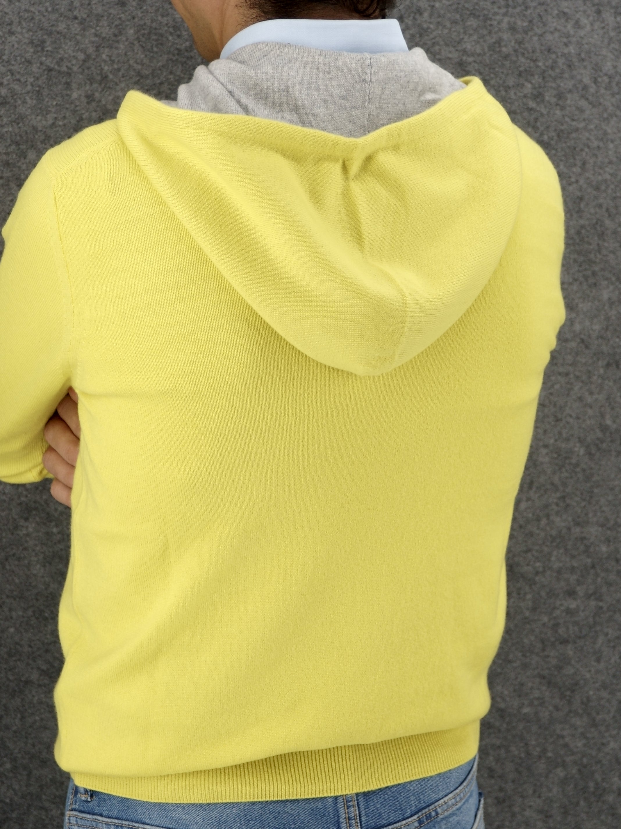 Hoodie Limone 100% Cashmere