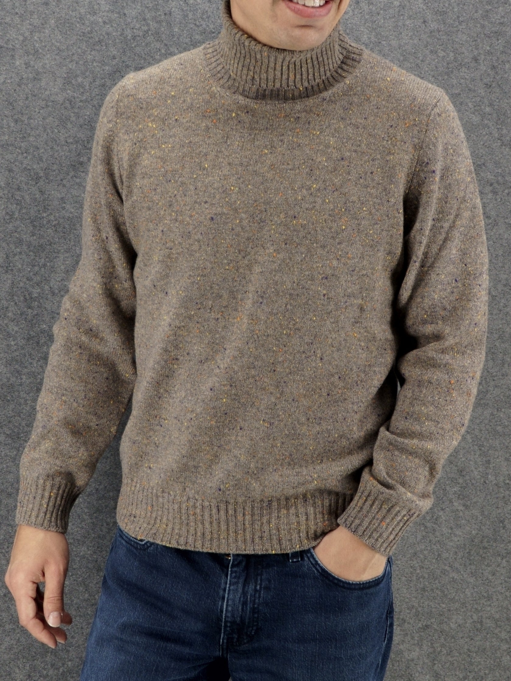 Harris Turtleneck Fumino 100% Cashmere