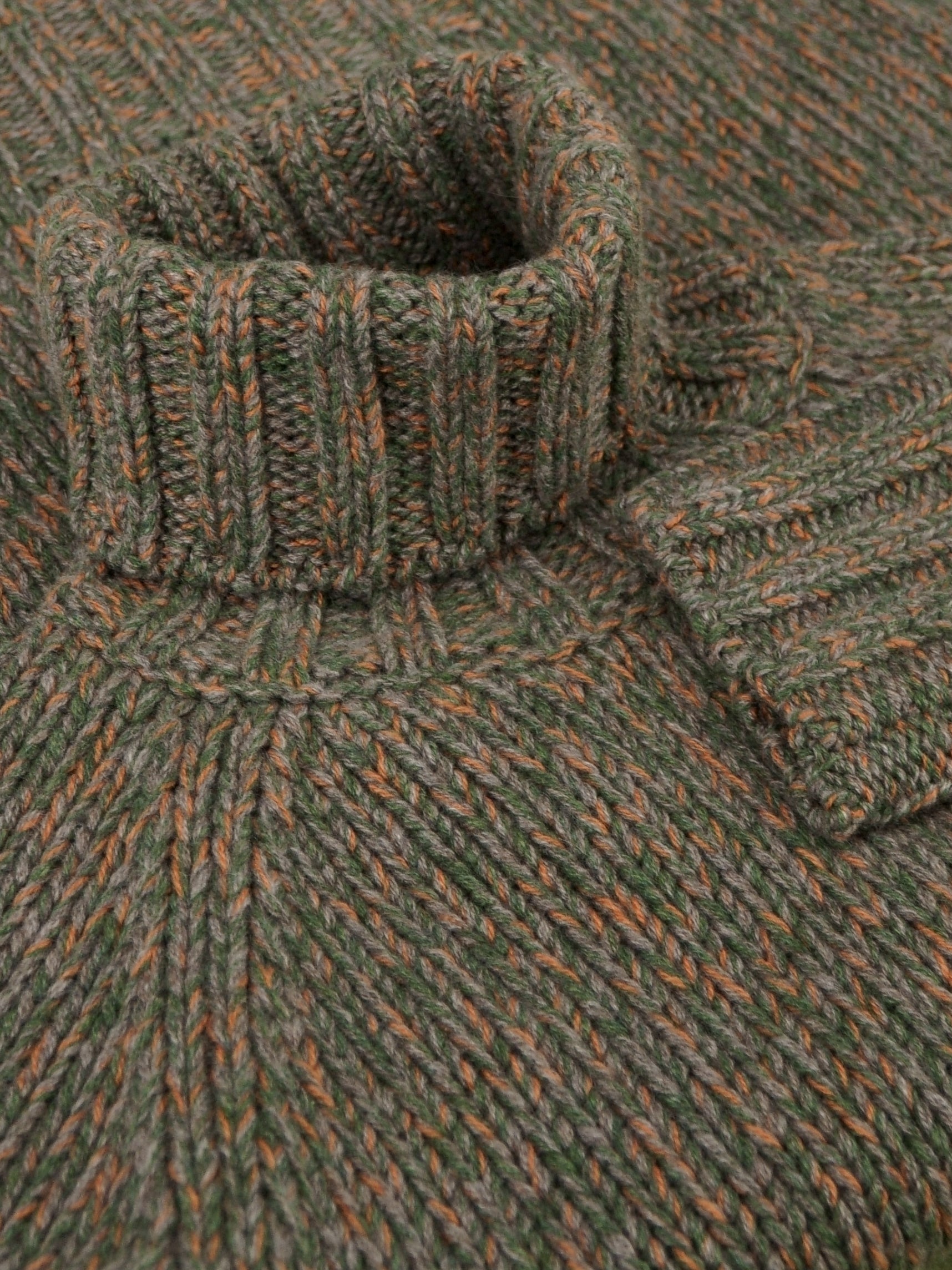 Turtleneck Moulinè Land 100% Cashmere