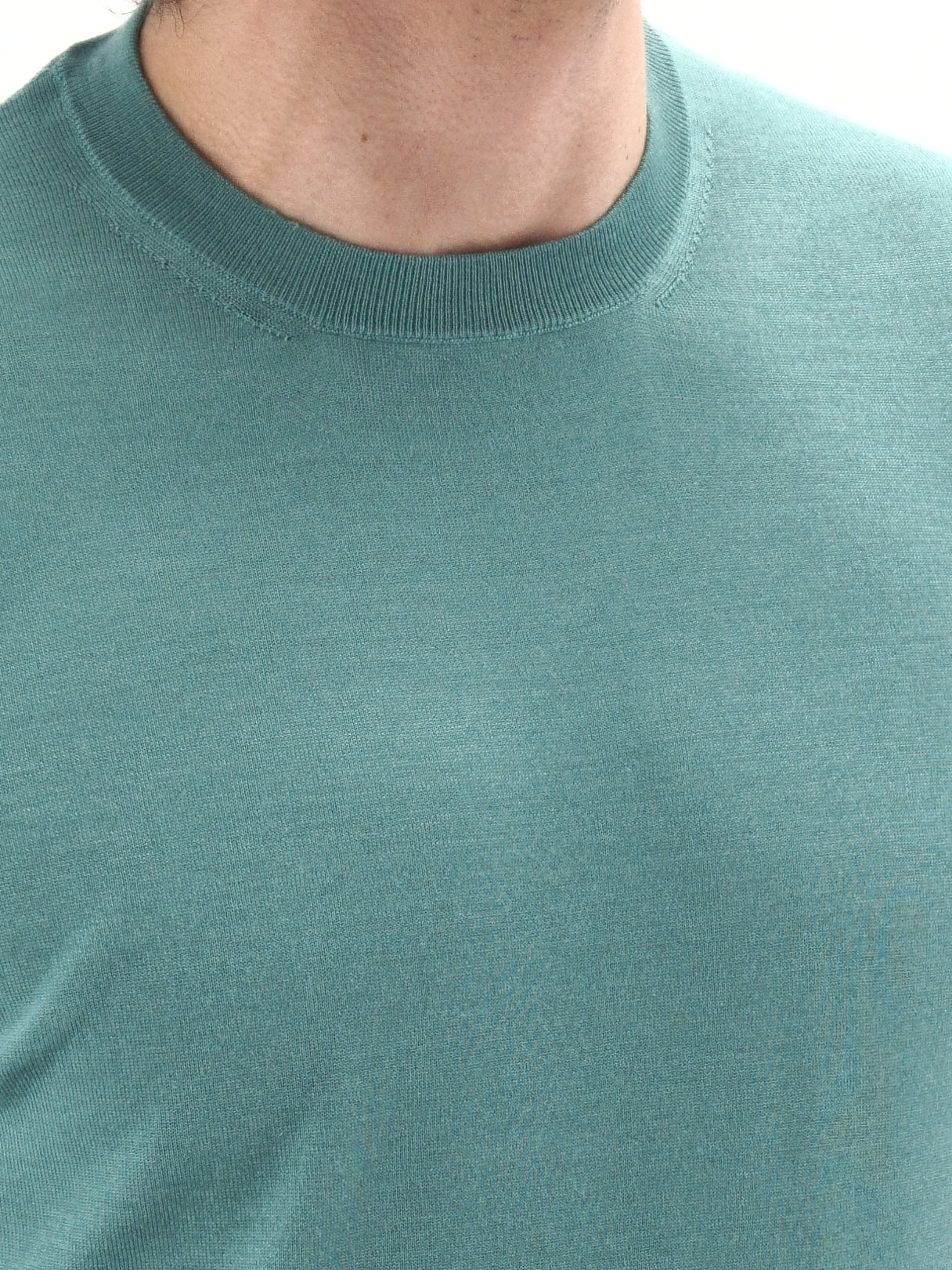 Verde Berillo  crewneck 70% Cashmere 30% Silk