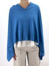 Poncho Blu Oltremare Cashmere & Silk Limited Edition