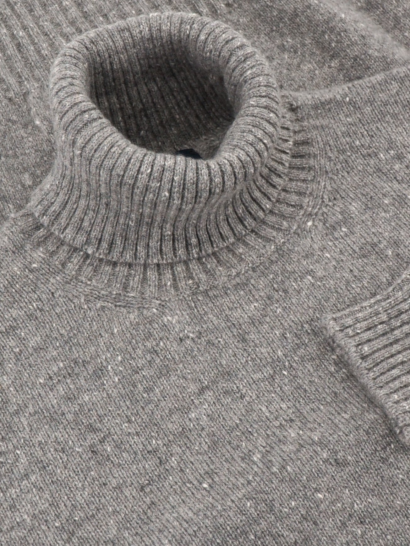 Harris Turtleneck Cool Gray 100% Cashmere