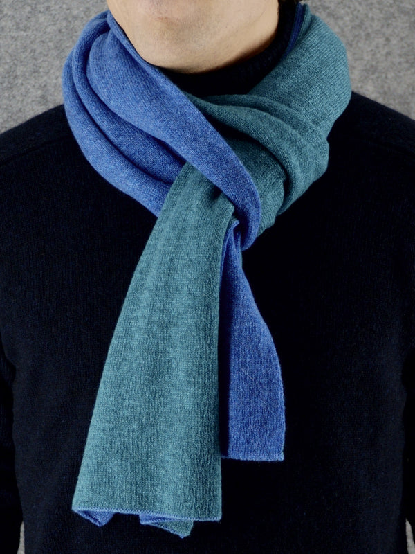 Double Scarf Aviogreen 100% Cashmere