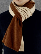 Double Scarf  Tabaccocream 100% Cashmere
