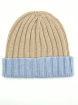 Ribbed Beanie Kid Ortles 100% Cashmere