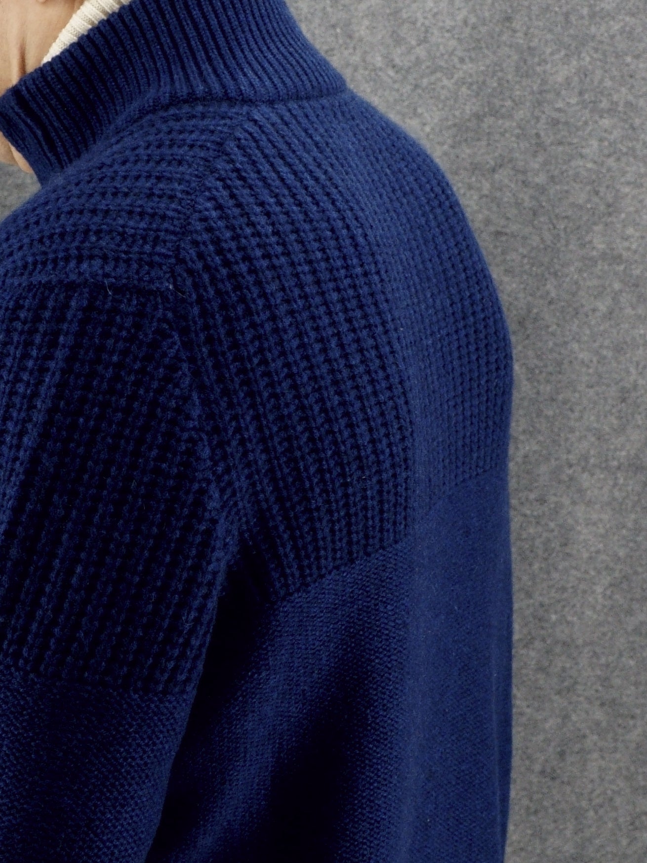 Giacca Pannocchia Blu 100% Cashmere