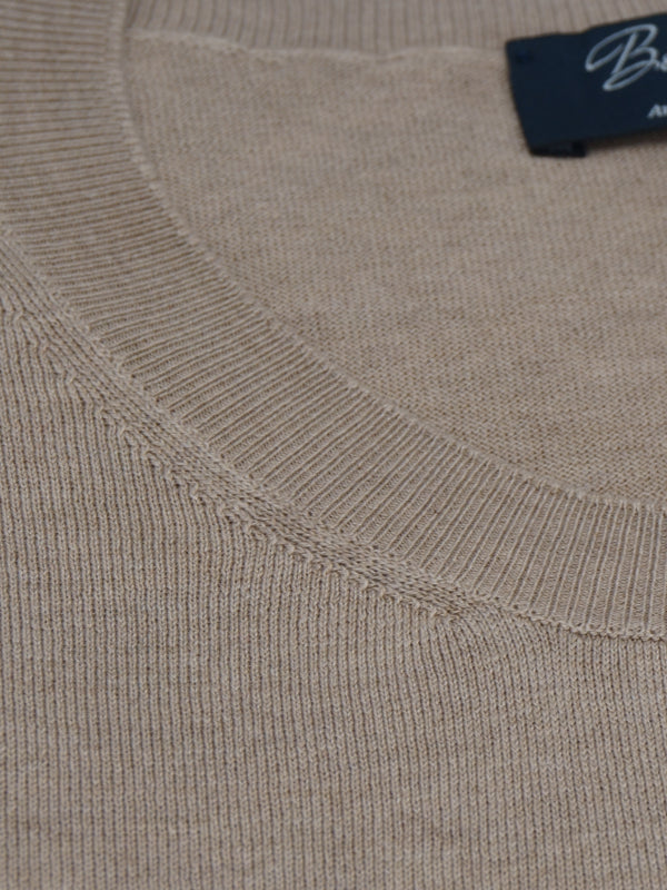 Knitted T-Shirt Sabbia 100% Silk 