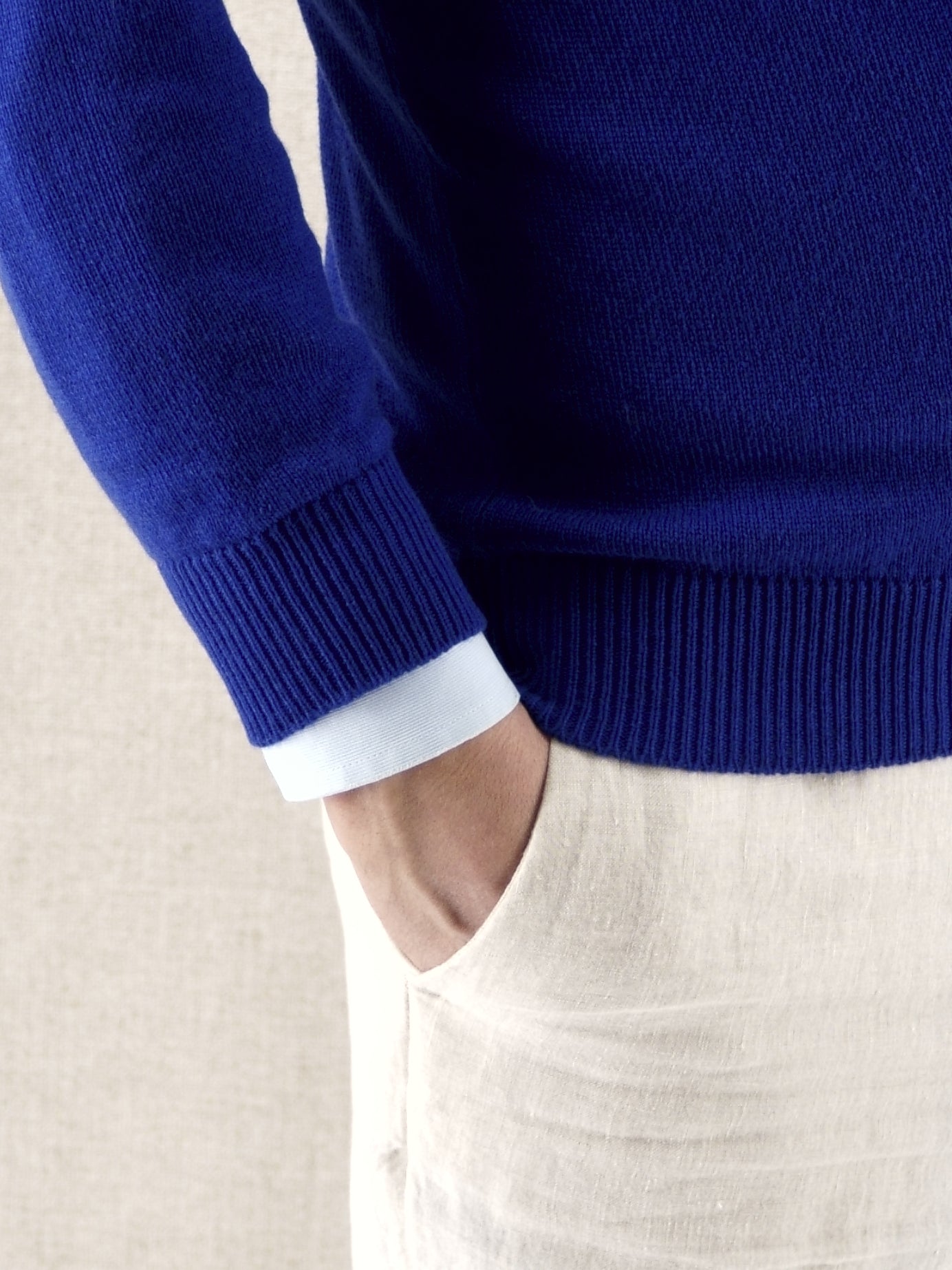 Girocollo Nuvola Blu Portofino 100% Cashmere