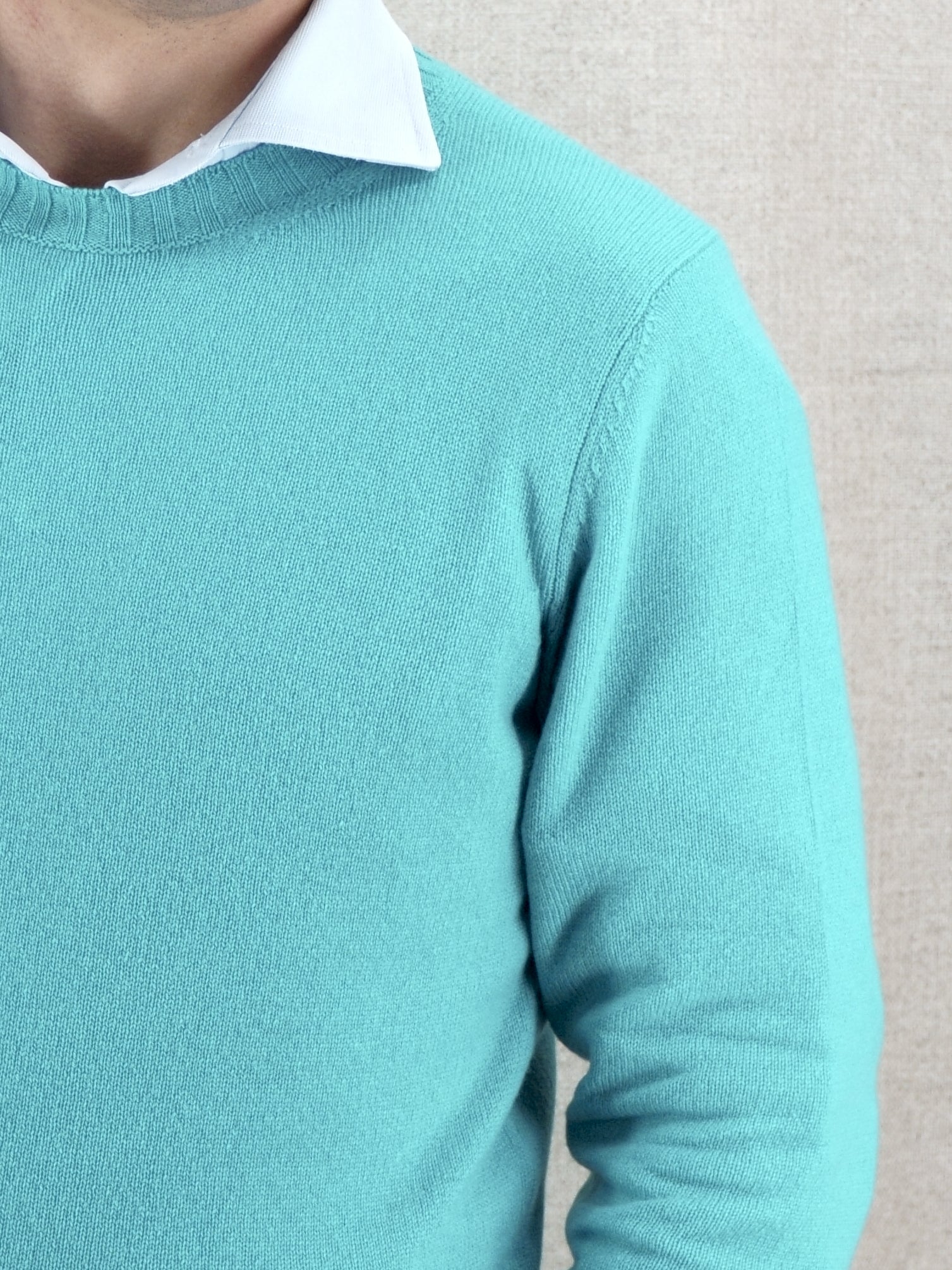 Crew Neck Nuvola Amalfi 100% Cashmere