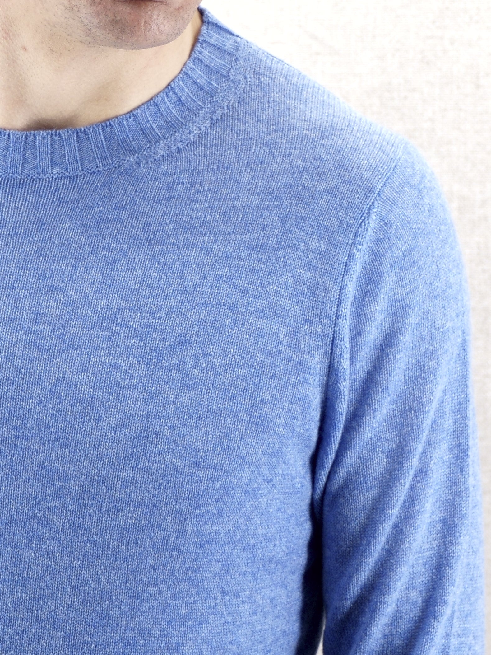 Crew Neck Nuvola Stitch 100% Cashmere